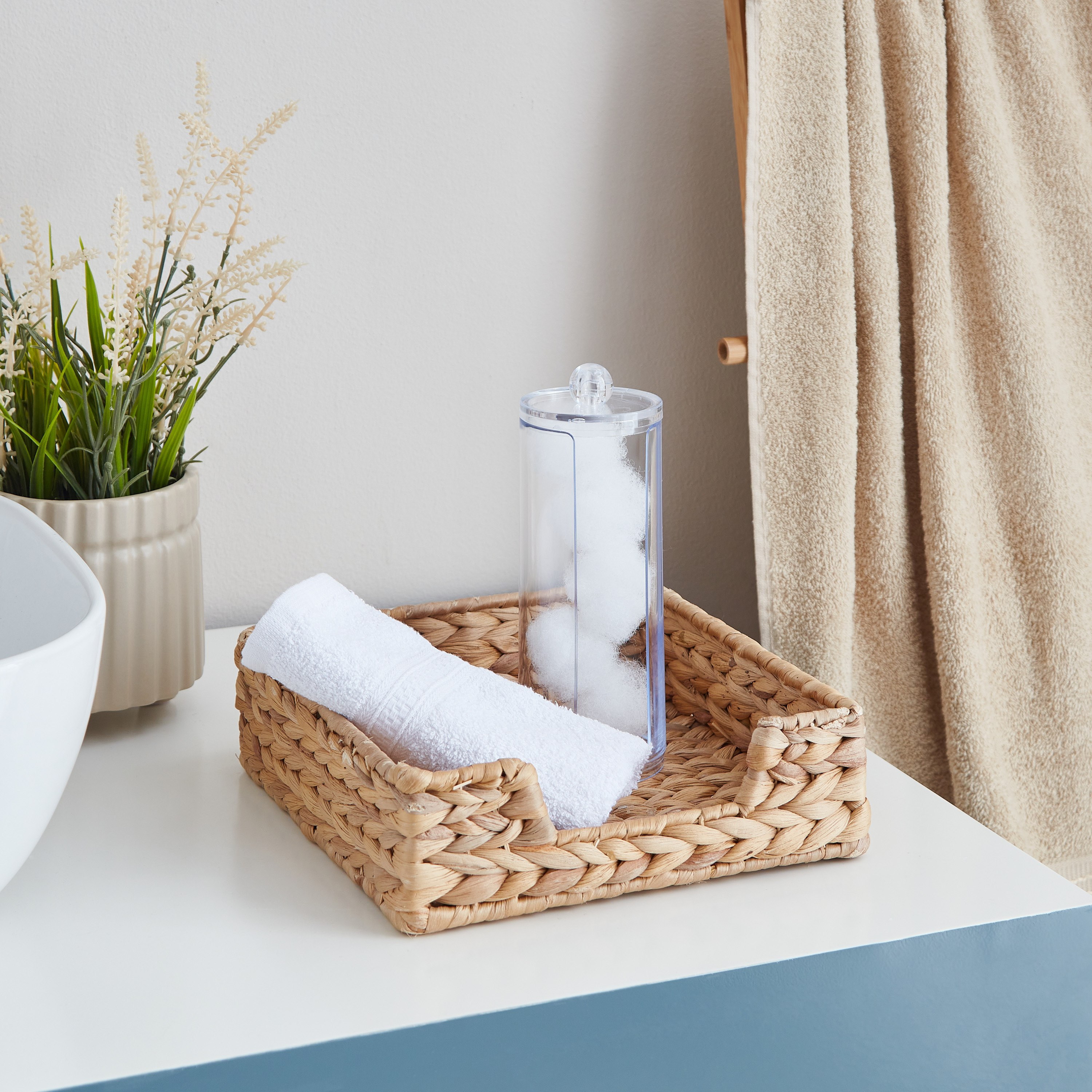 حامل لبادات قطن كريستال-hbxhomeware-bathandlaundry-tissueboxesandcottonjars-image-4