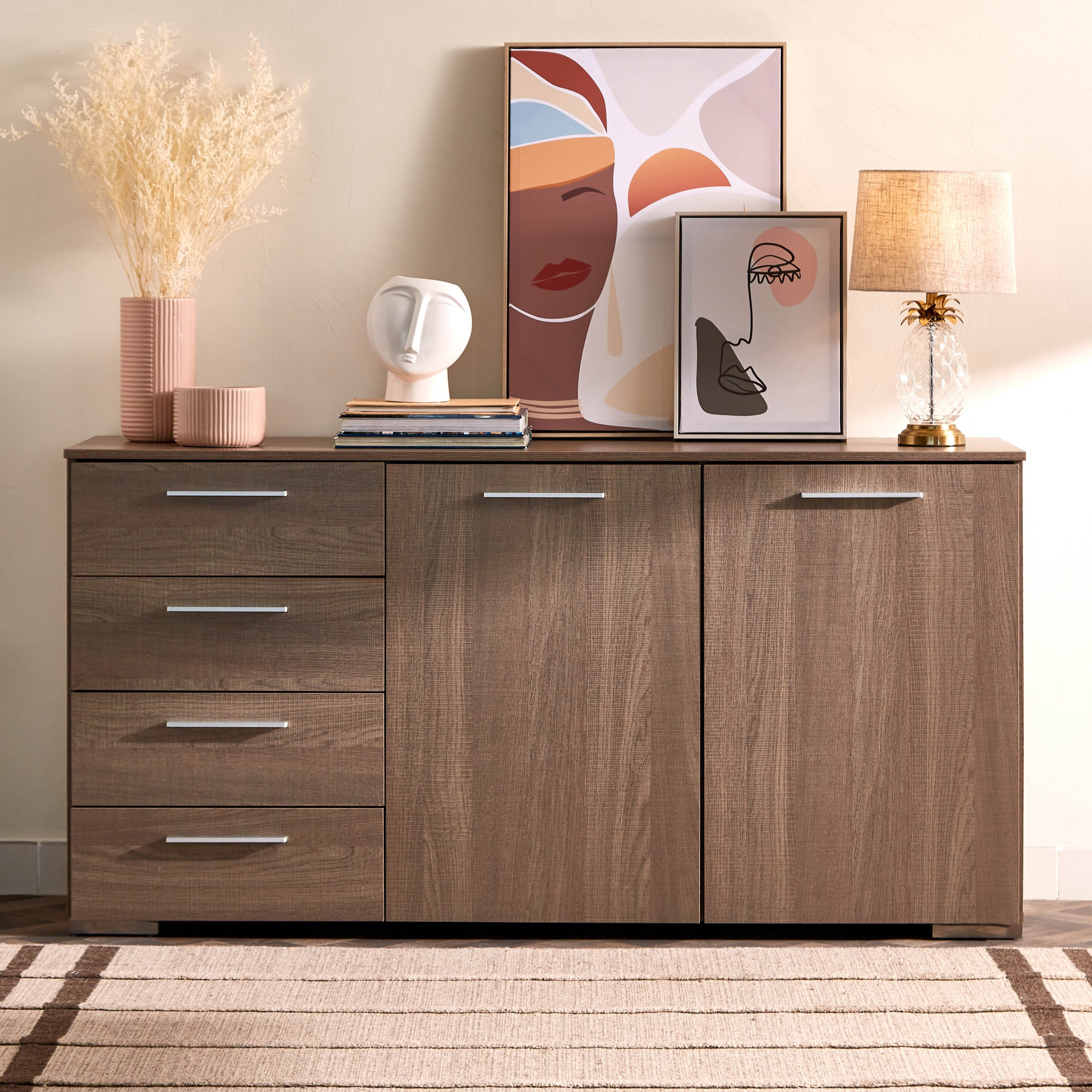 Ireland Cathy Maltino 4-Drawer High Sideboard with 2-Doors-hbxfurniture-diningroom-buffetsandsideboards-image-11
