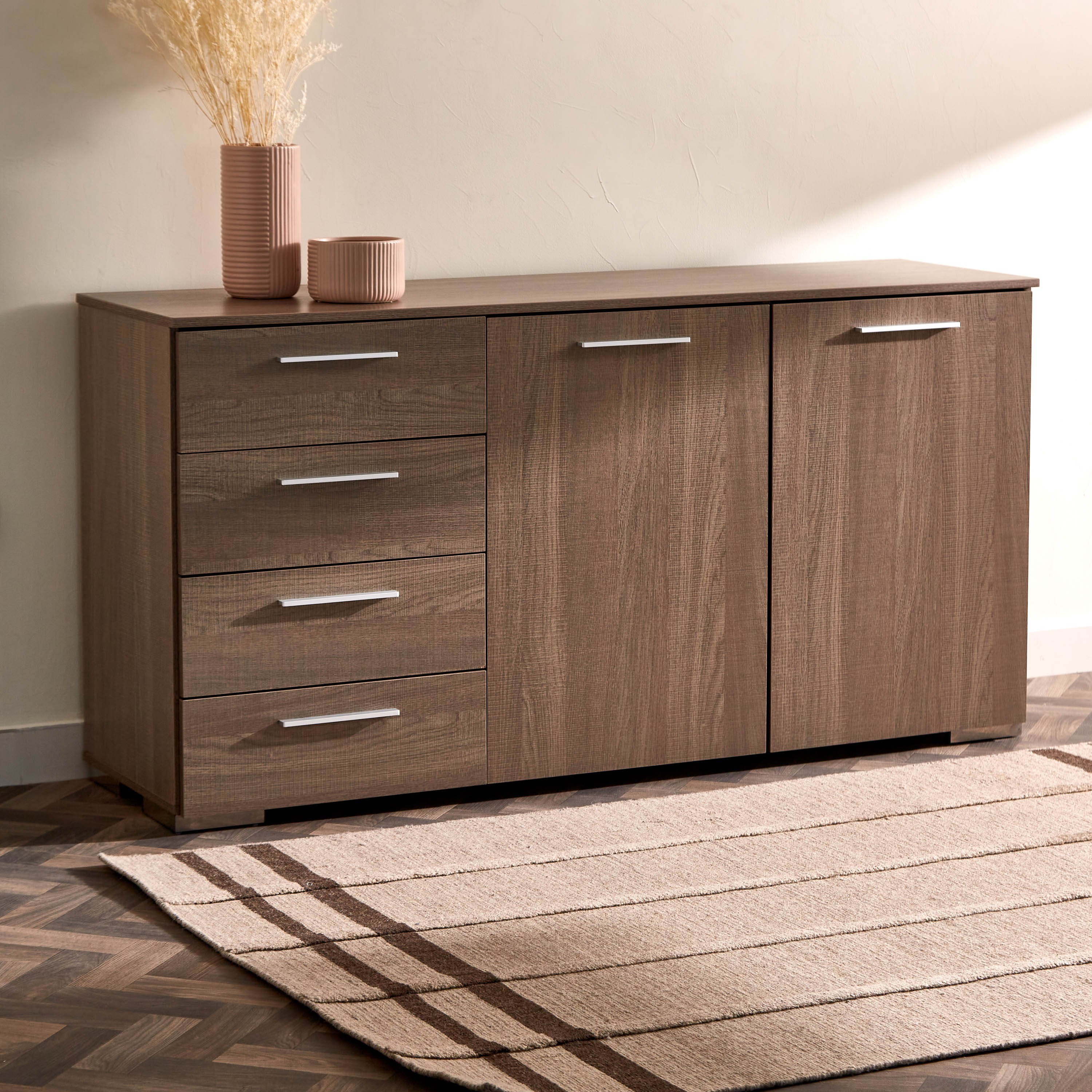 Ireland Cathy Maltino 4-Drawer High Sideboard with 2-Doors-hbxfurniture-diningroom-buffetsandsideboards-image-2