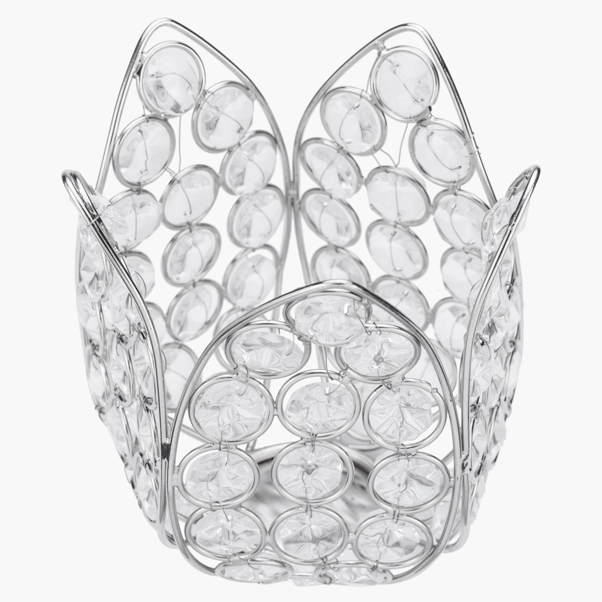 حامل شموع صغيرة مزين كريستال-hbxlivingroom-decorandaccessories-candleholders-image-2