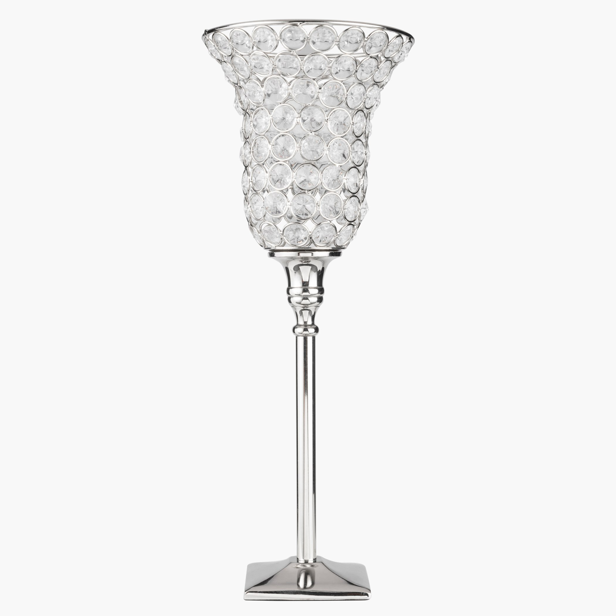 حامل شموع صغيرة مزين كريستال-hbxlivingroom-decorandaccessories-candleholders-image-1