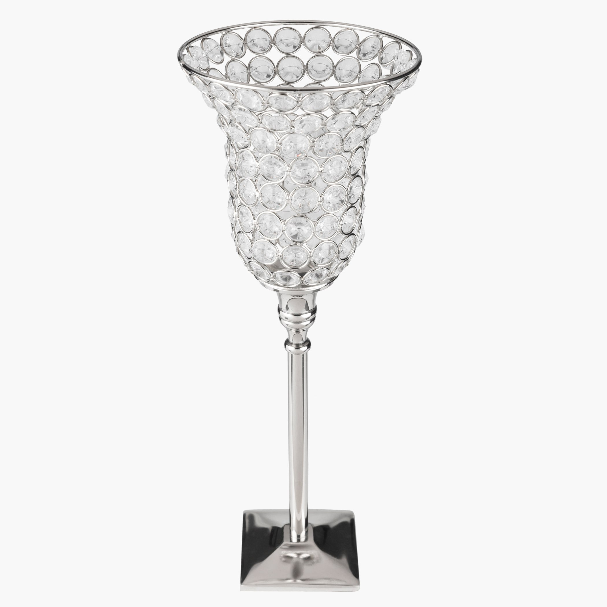 حامل شموع صغيرة مزين كريستال-hbxlivingroom-decorandaccessories-candleholders-image-2
