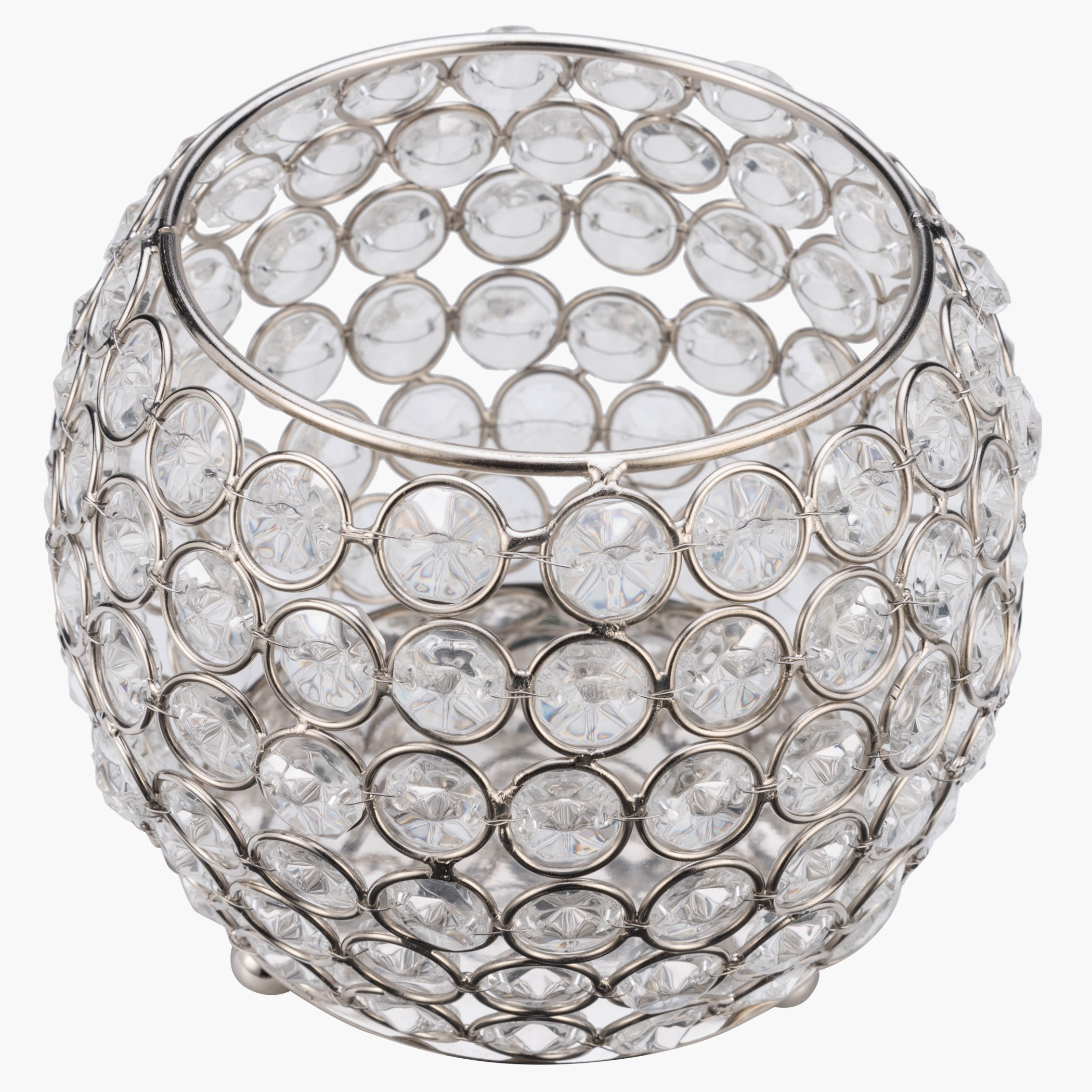 Krystal Textured Tealight Holder-hbxlivingroom-decorandaccessories-candleholders-image-2