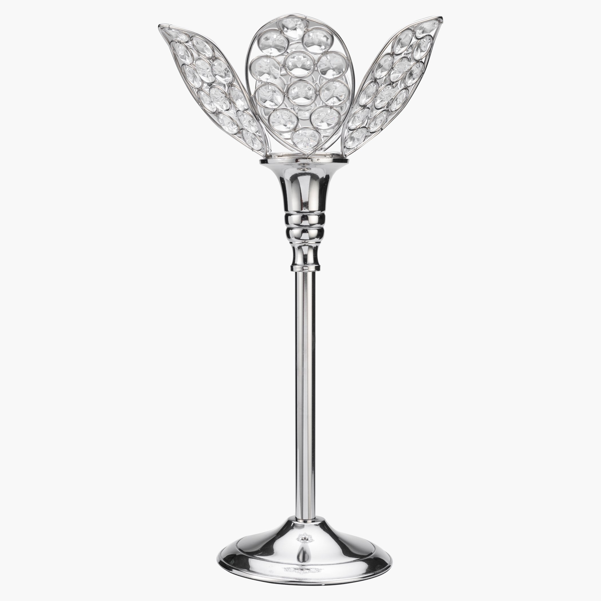 حامل شموع صغيرة مزين كريستال-hbxlivingroom-decorandaccessories-candleholders-image-1