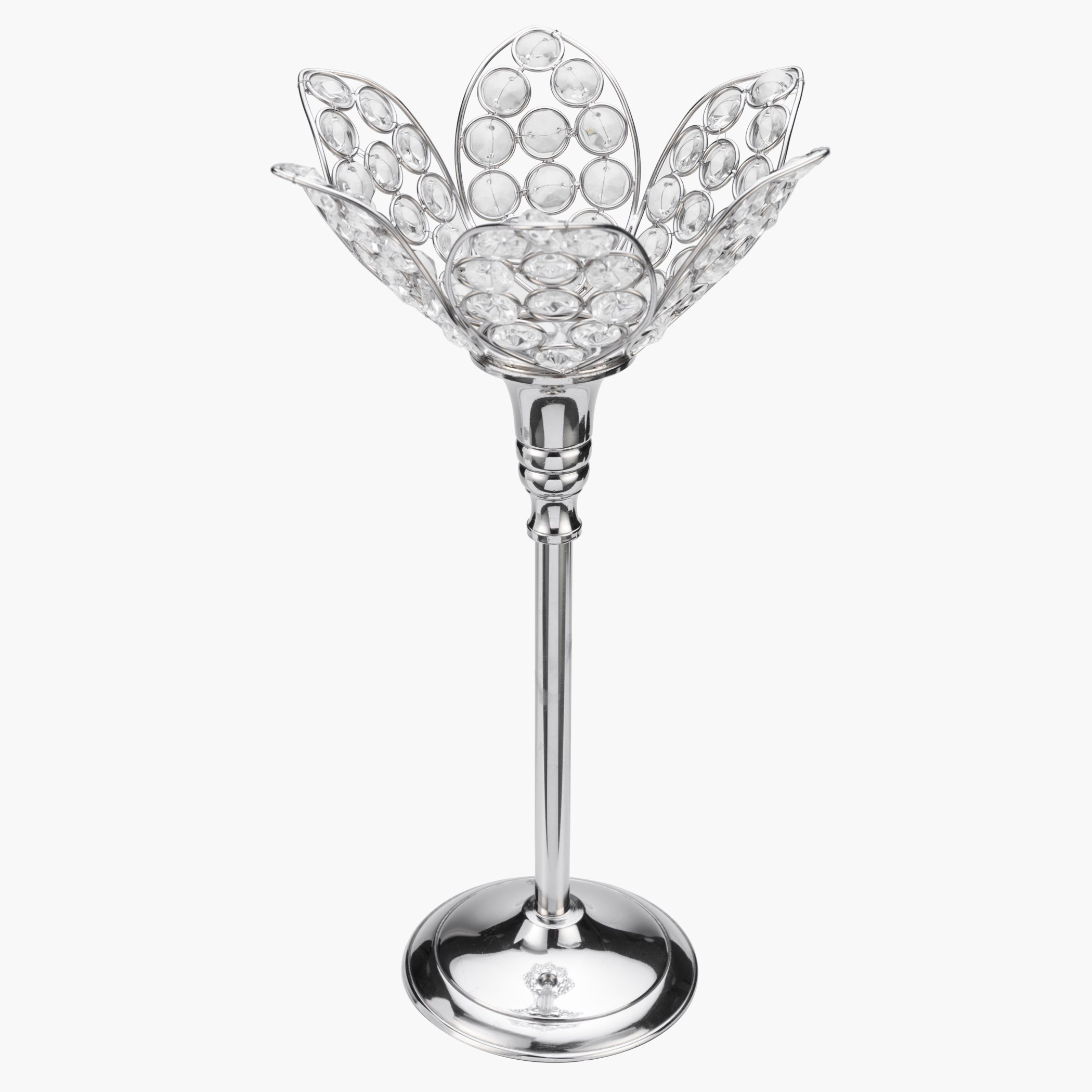 حامل شموع صغيرة مزين كريستال-hbxlivingroom-decorandaccessories-candleholders-image-2