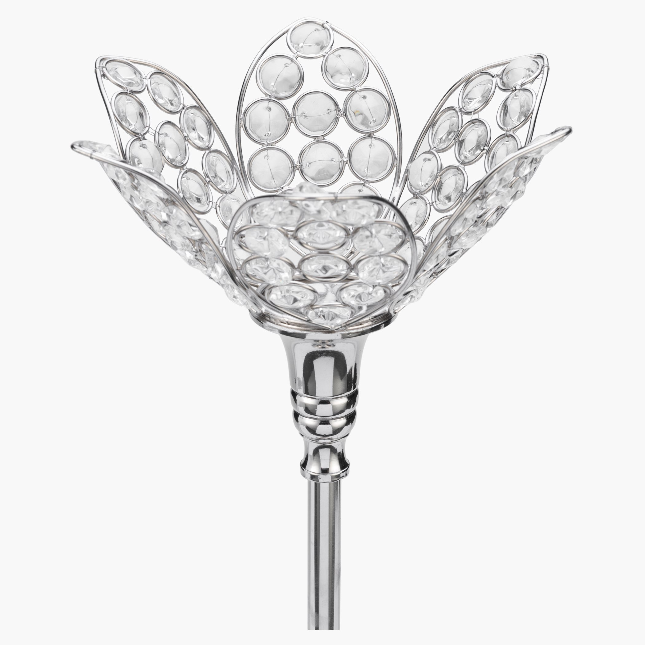 حامل شموع صغيرة مزين كريستال-hbxlivingroom-decorandaccessories-candleholders-image-3