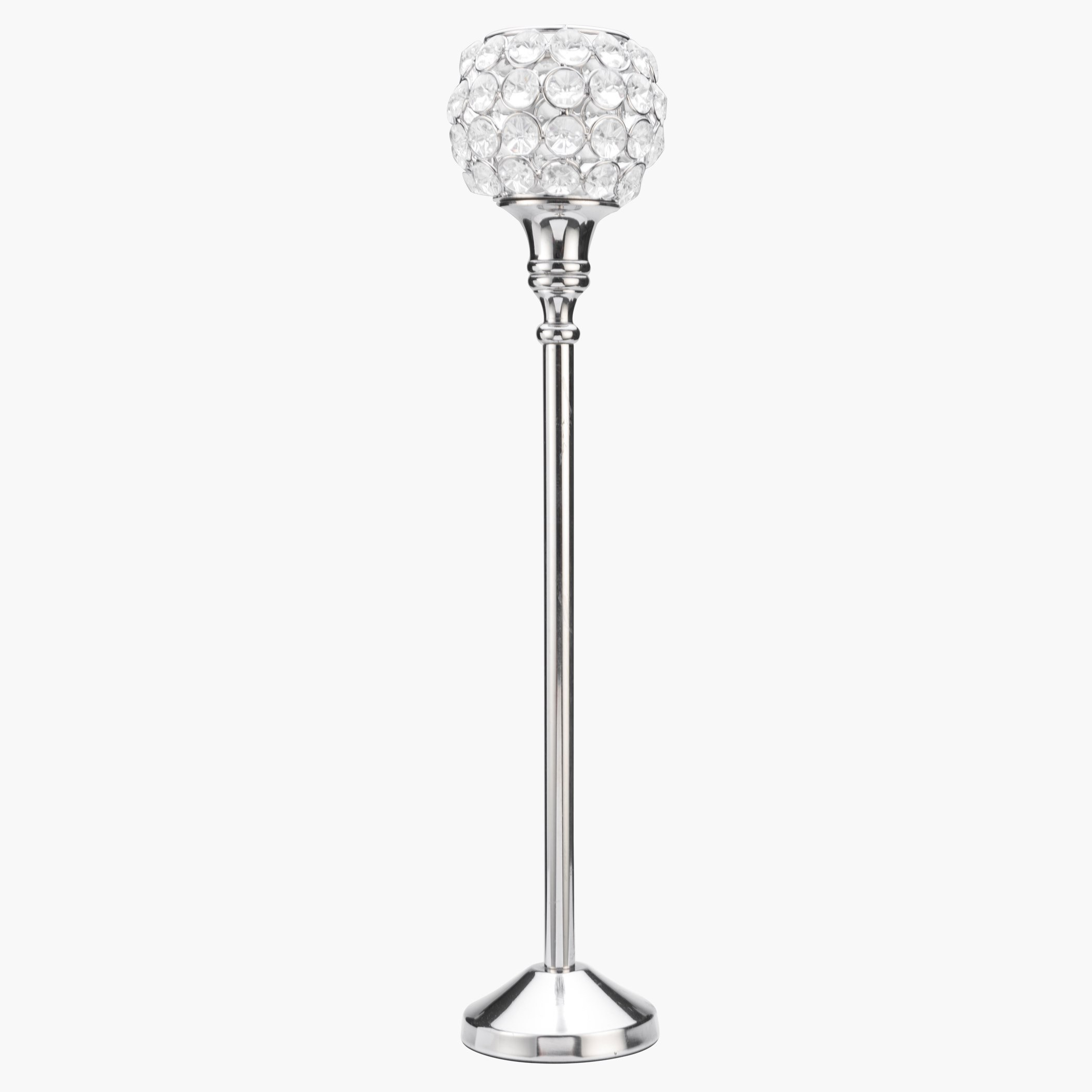 حامل شموع صغيرة مزين كريستال-hbxlivingroom-decorandaccessories-candleholders-image-1