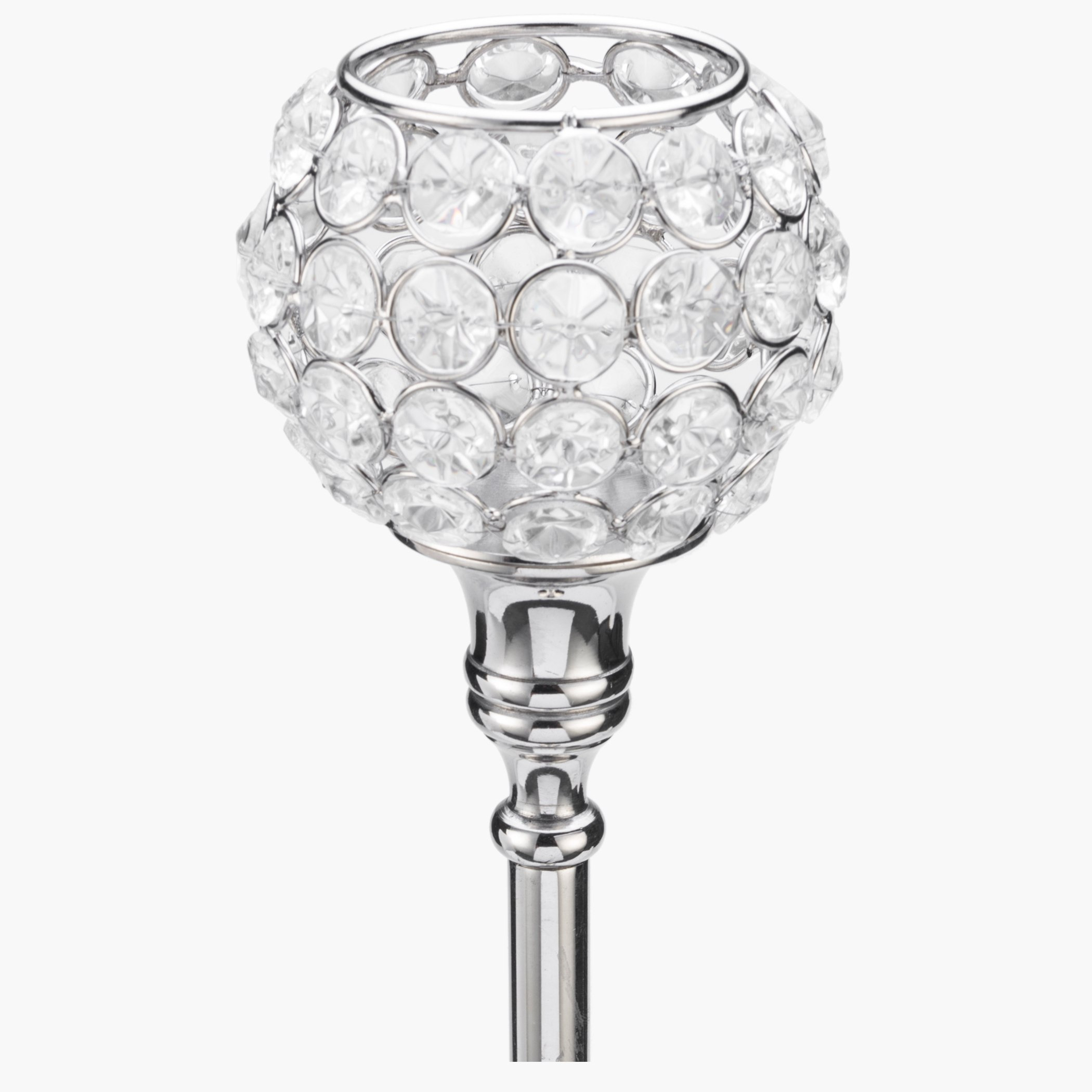 حامل شموع صغيرة مزين كريستال-hbxlivingroom-decorandaccessories-candleholders-image-3