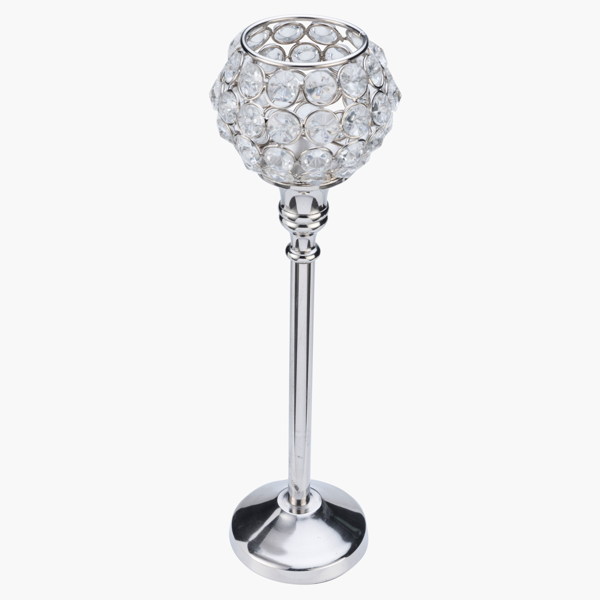 حامل شموع صغيرة مزين كريستال-hbxlivingroom-decorandaccessories-candleholders-image-2