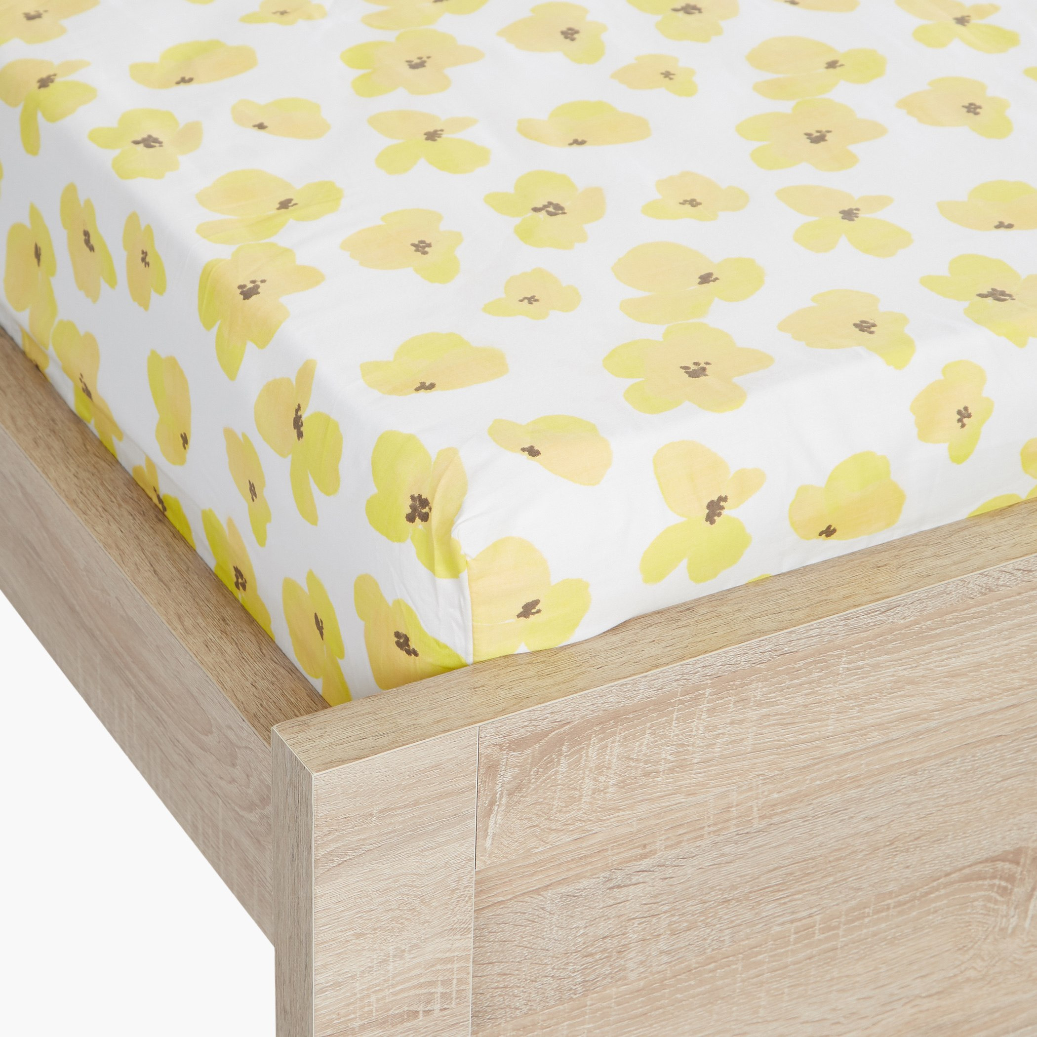 Valerie Floral Printed Queen Fitted Sheet - 150x200 cm-hbxhomeware-hbxbedroom-image-1