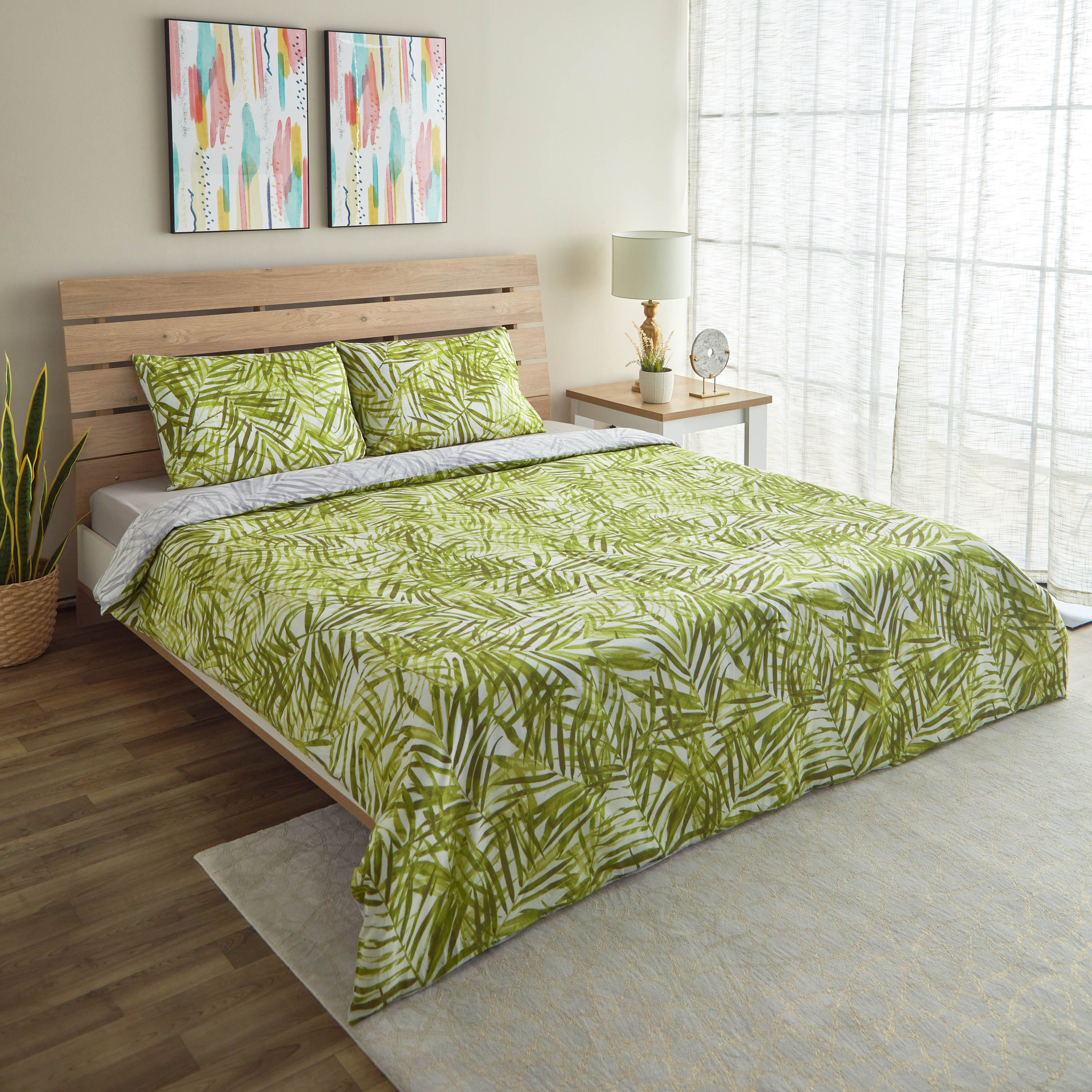 طقم غطاء لحاف مبطن سوبر كينج 3 قطع - بوتانيك - 240x220 سم-hbxhomeware-hbxdecorandfurnishings-image-1