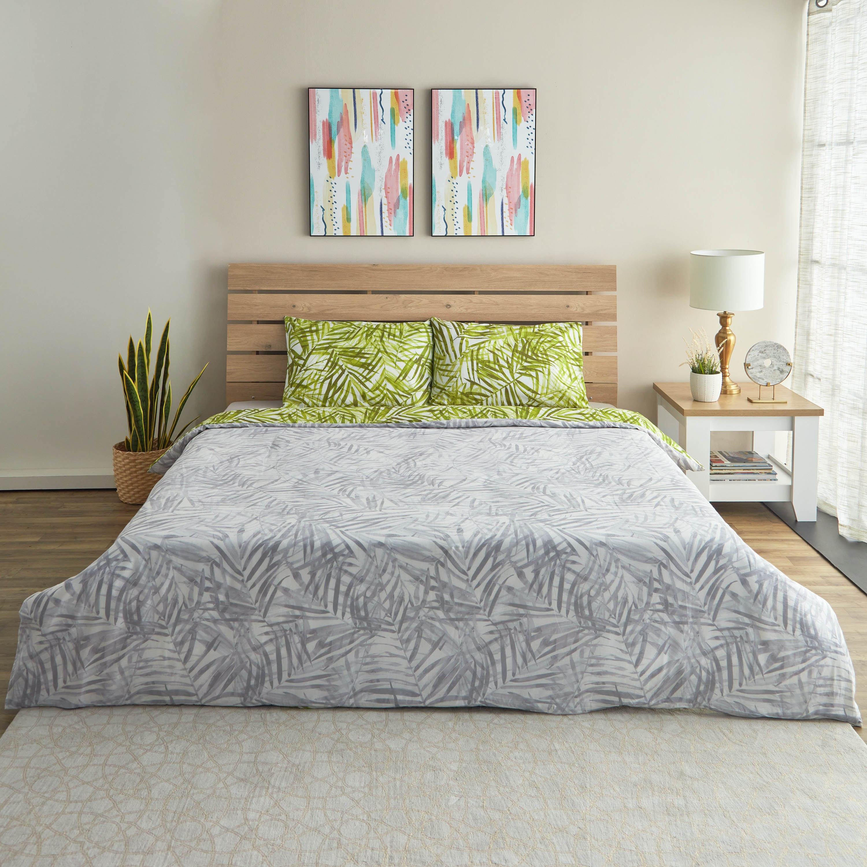 طقم غطاء لحاف مبطن سوبر كينج 3 قطع - بوتانيك - 240x220 سم-hbxhomeware-hbxdecorandfurnishings-image-3