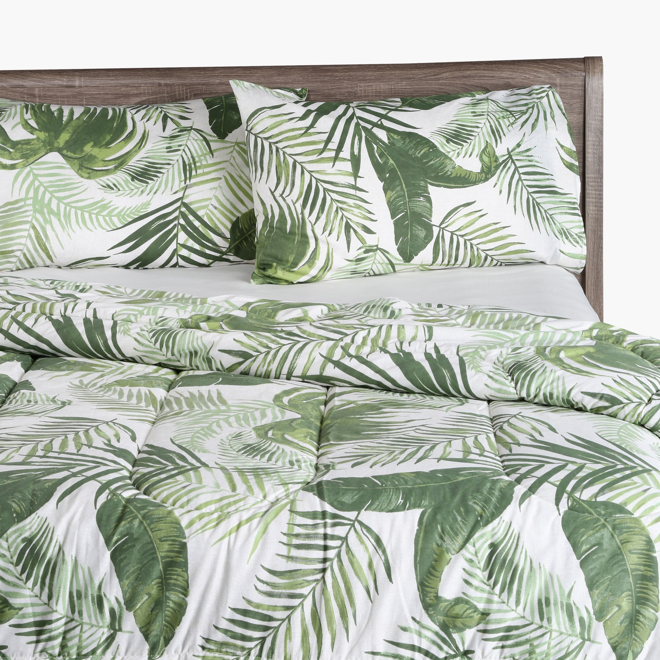 طقم ألحفة وبياضات بحجم مزدوج من ثلاث قطع بطبعات الغابة-hbxkidsandyouth-beddingandfurnishings-comfortersets-image-1