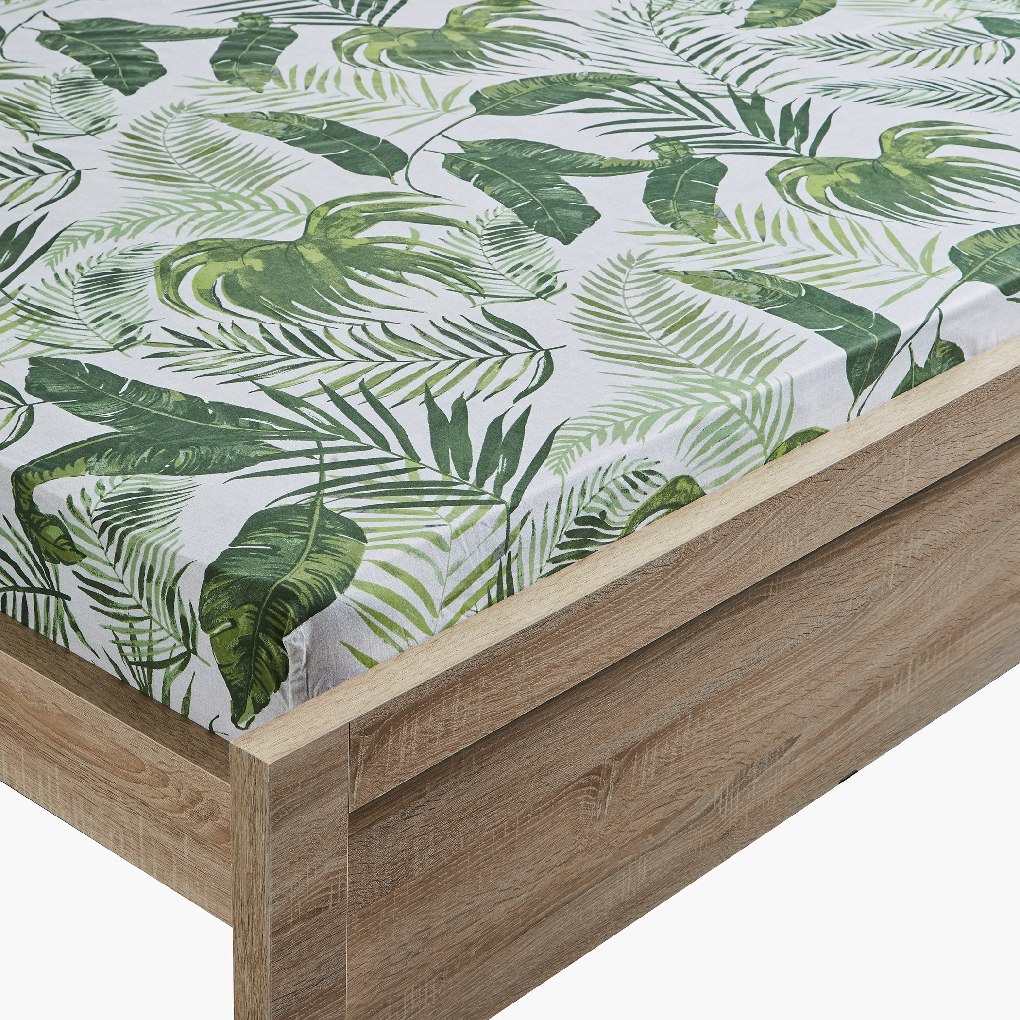 شرشف مطّاطي بطبعات رينفوريست - 120x200سم-hbxhomeware-hbxbedroom-image-1