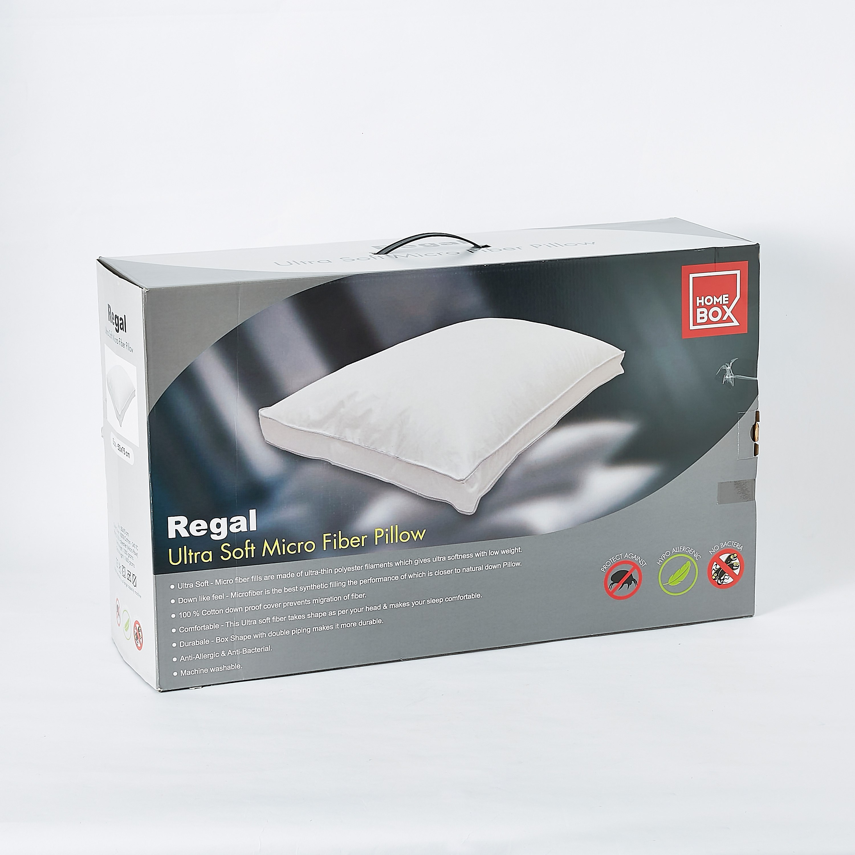 Regal Downalternative Ultra Soft Medium Support Pillow - 50x75+5 cm-hbxdecorandfurnishings-bedding-duvetsandpillows-image-10