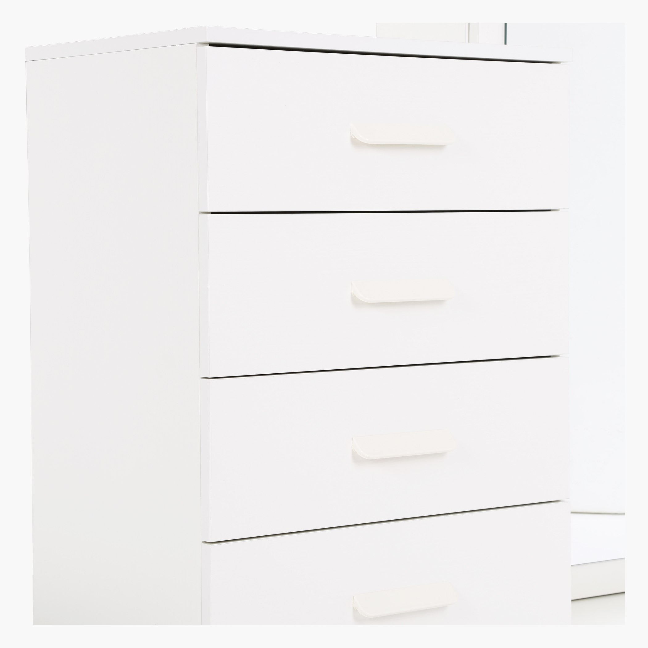 طاولة تزيين بأربعة أدراج مع مرآة من أوسلو-hbxfurniture-bedroom-dressersandmirrors-image-4