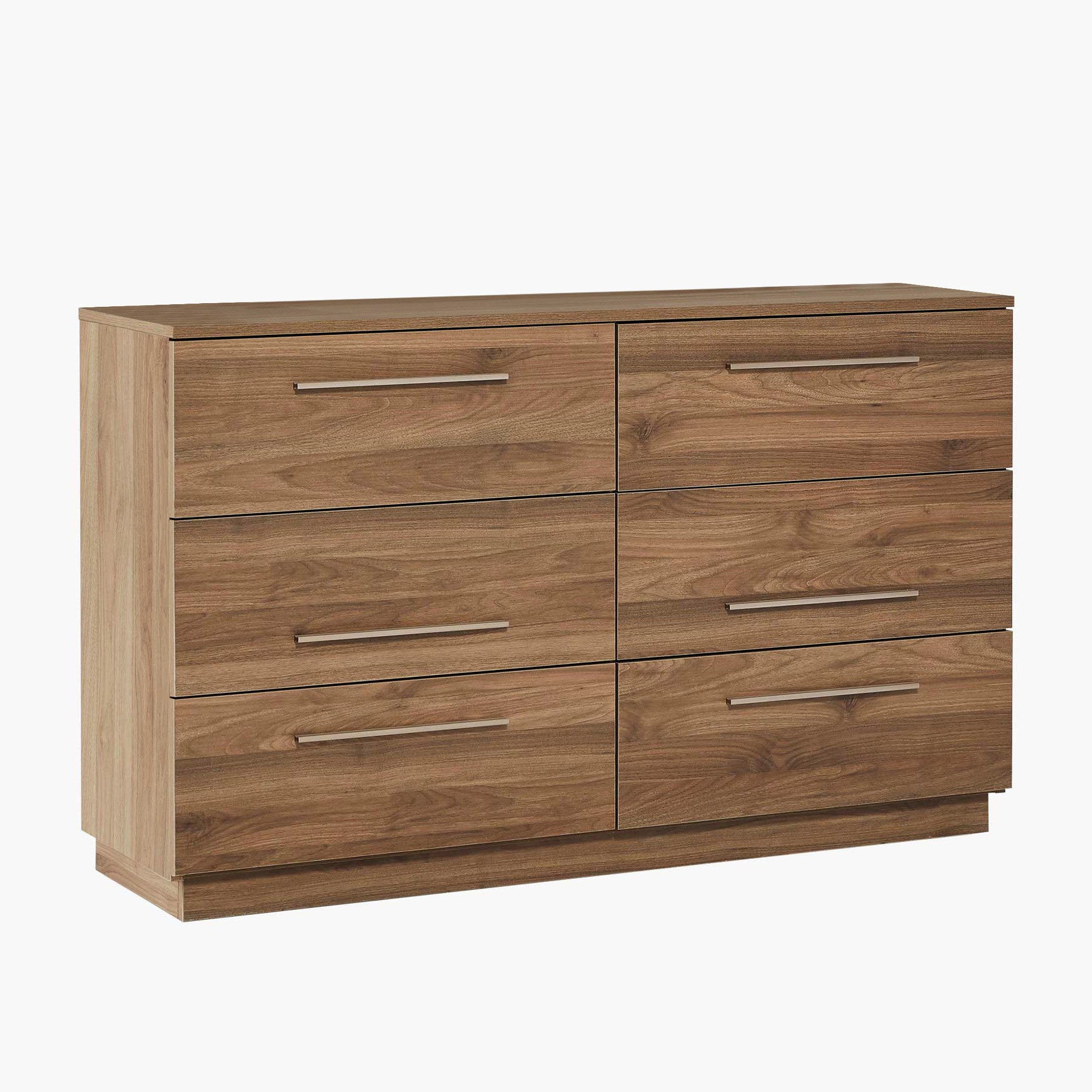 طاولة تزيين كبيرة بستة أدراج دون مرآة من كولومبيا-hbxfurniture-bedroom-dressersandmirrors-image-1