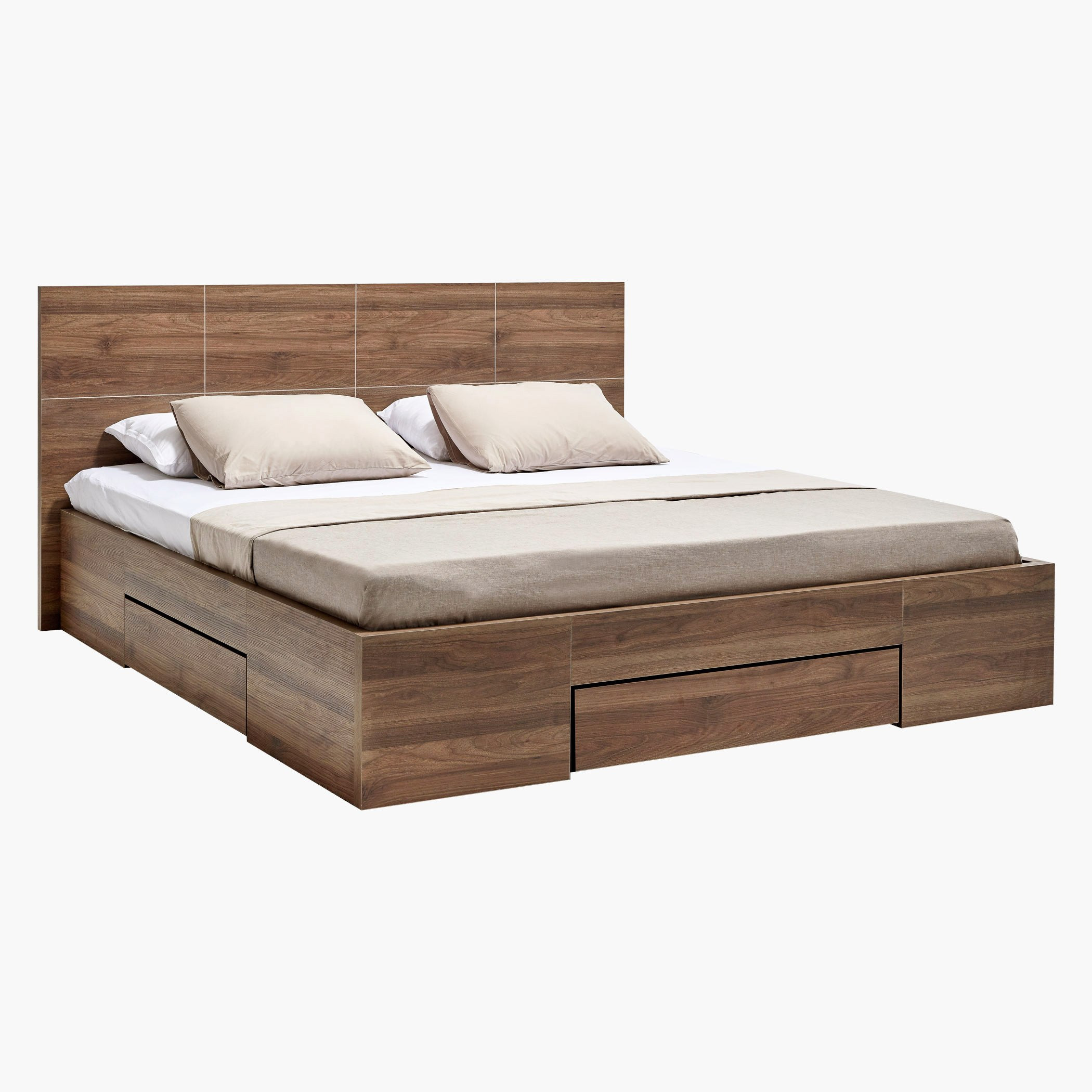 سرير مع ثلاثة دروج من كولومبيا - 180×200 سم-hbxfurniture-bedsandbedsets-beds-king-image-1