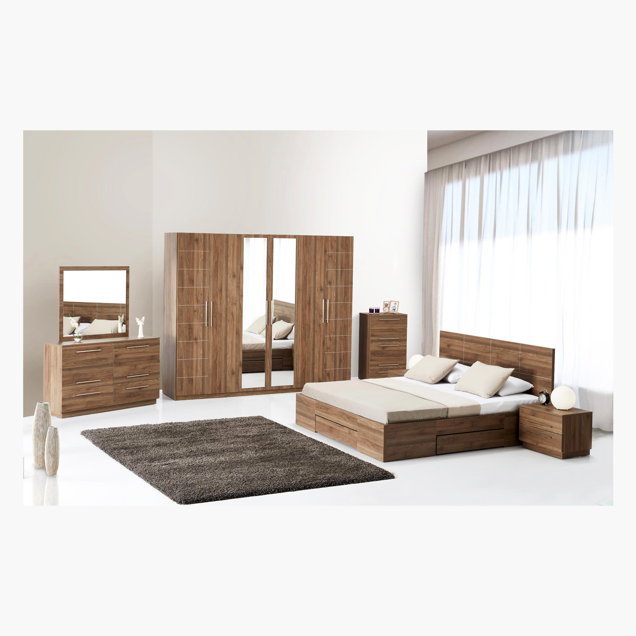سرير مع ثلاثة دروج من كولومبيا - 180×200 سم-hbxfurniture-bedsandbedsets-beds-king-image-8