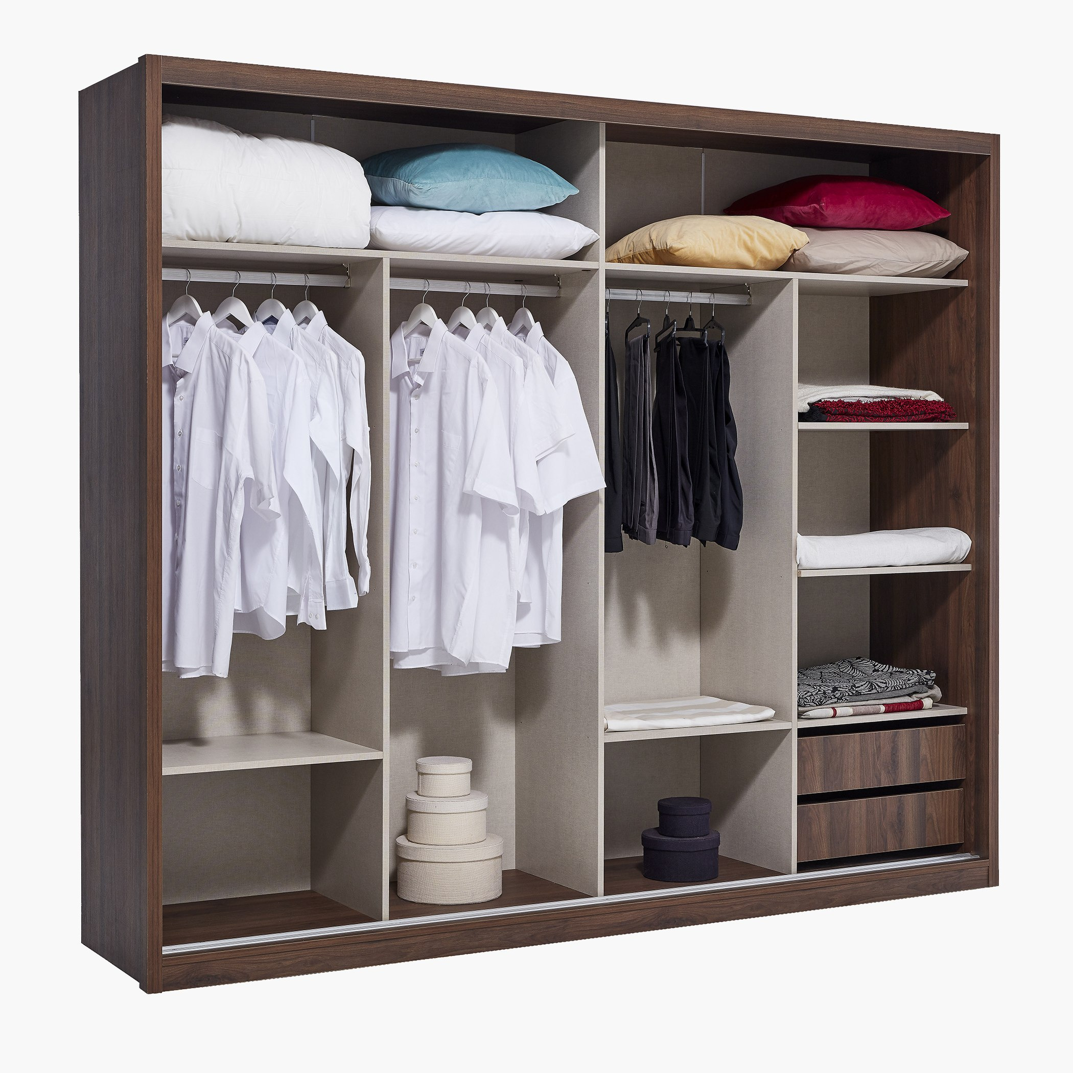 Large wardrobes deals with drawers