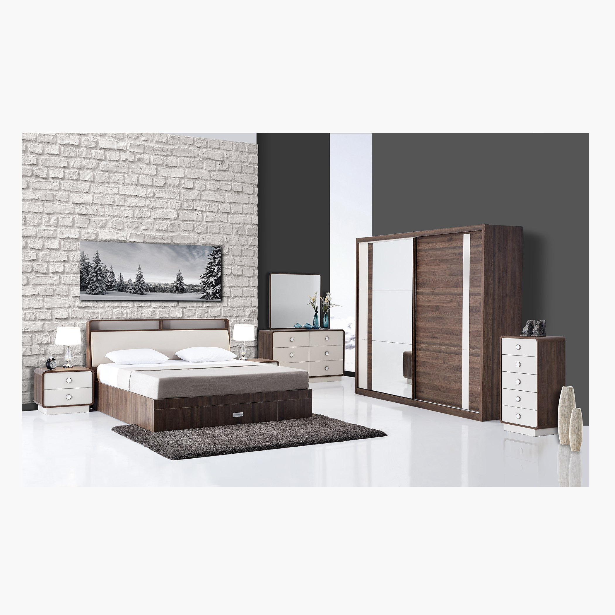 خزانة ملابس كبيرة بباب انزلاقي مع مرآة من فالينتينا-hbxfurniture-wardrobes-image-7