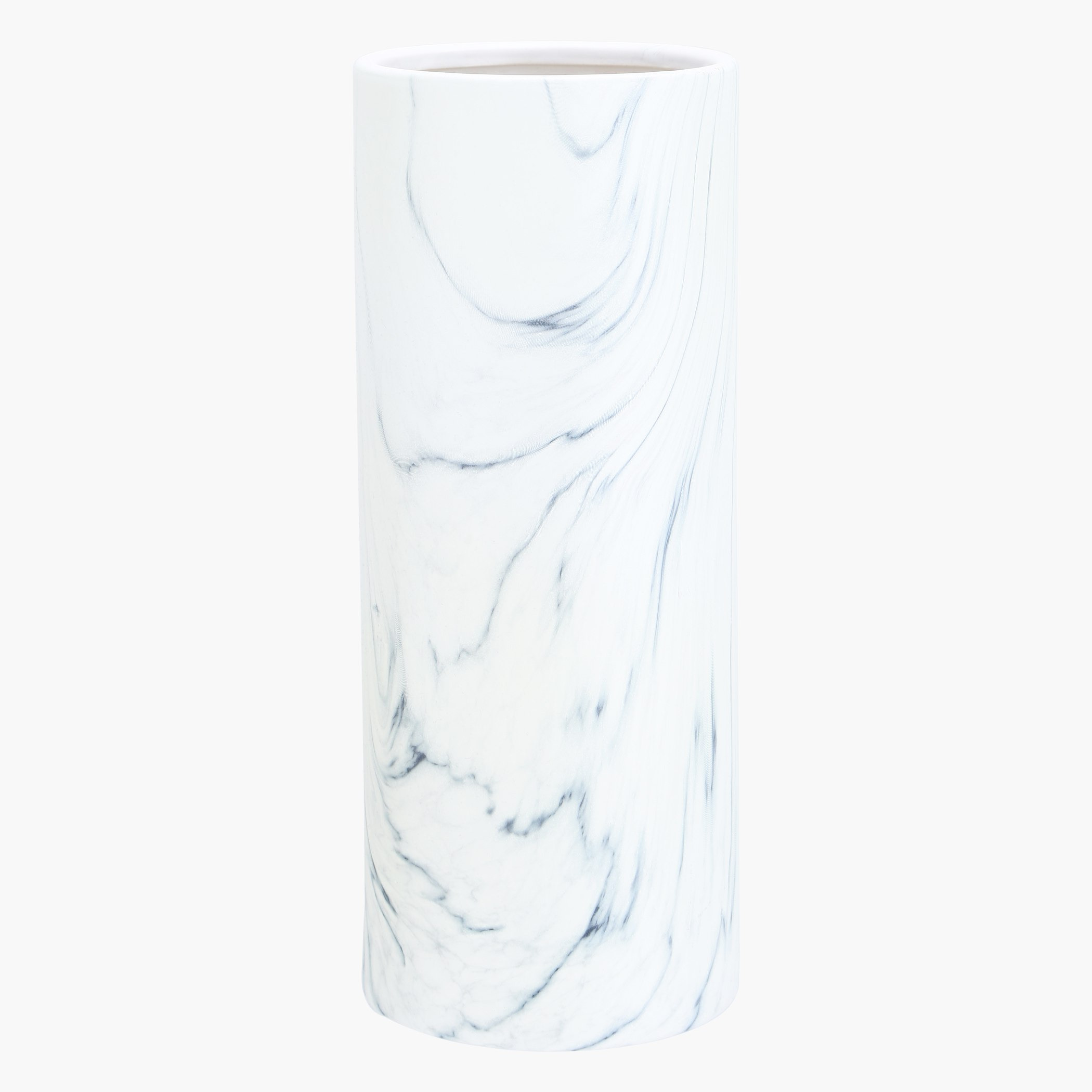 مزهرية بتشطيب رخامي زيومي-hbxbedroom-decorandaccessories-vases-image-1