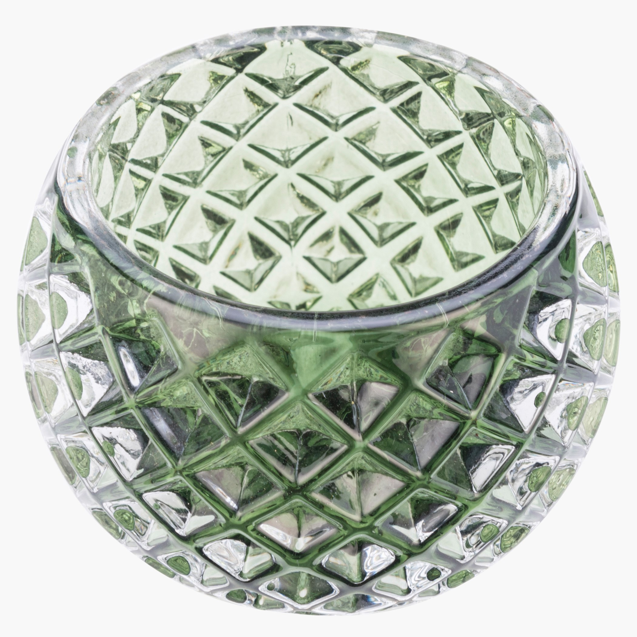 حامل شموع صغيرة بارز الملمس باين-hbxlivingroom-decorandaccessories-candleholders-image-2