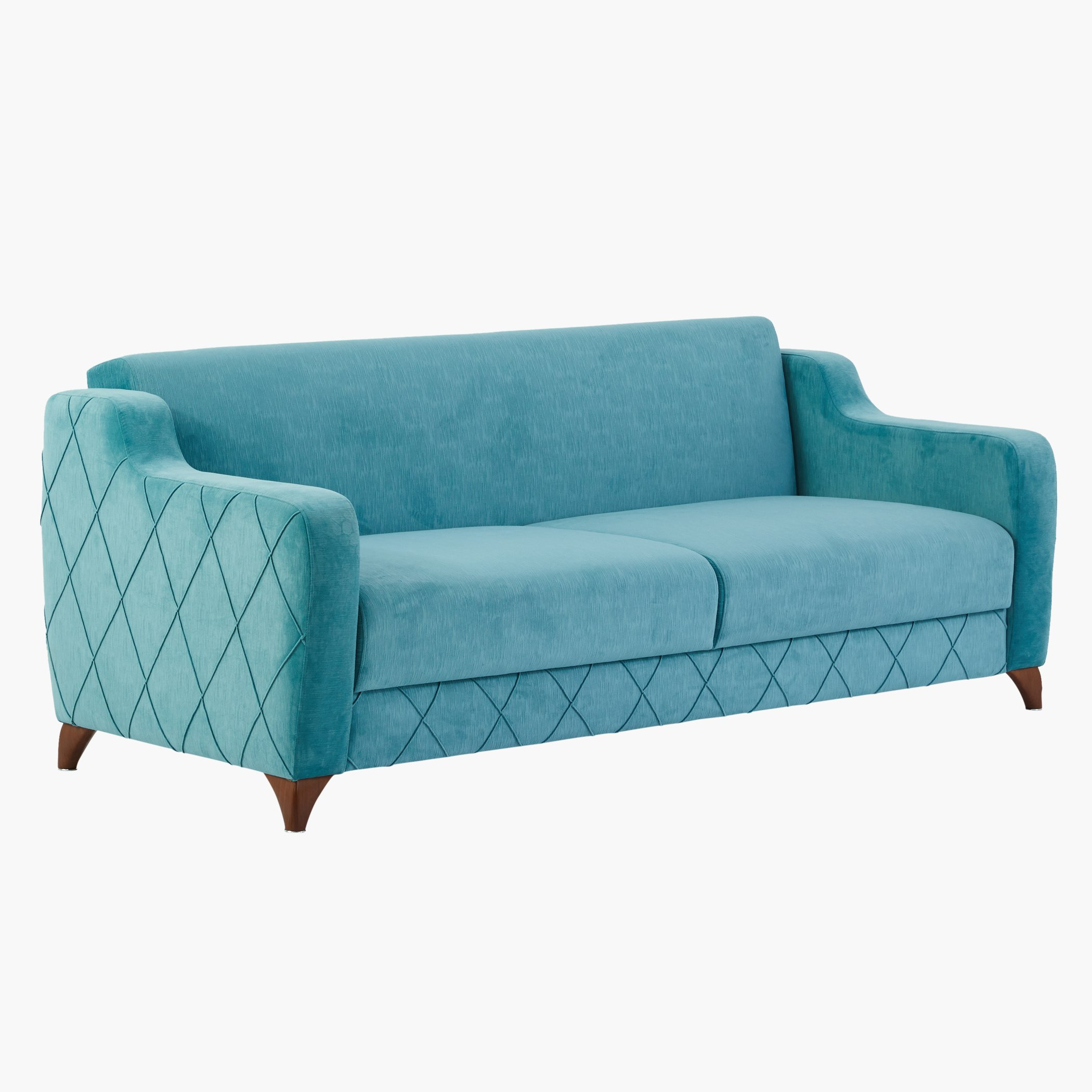 أريكة سرير بارزة الملمس بـ3 مقاعد وأذرع منحنية و5 وسائد من فالنتينا-hbxlivingroom-sofasandarmchairs-sofas-image-2