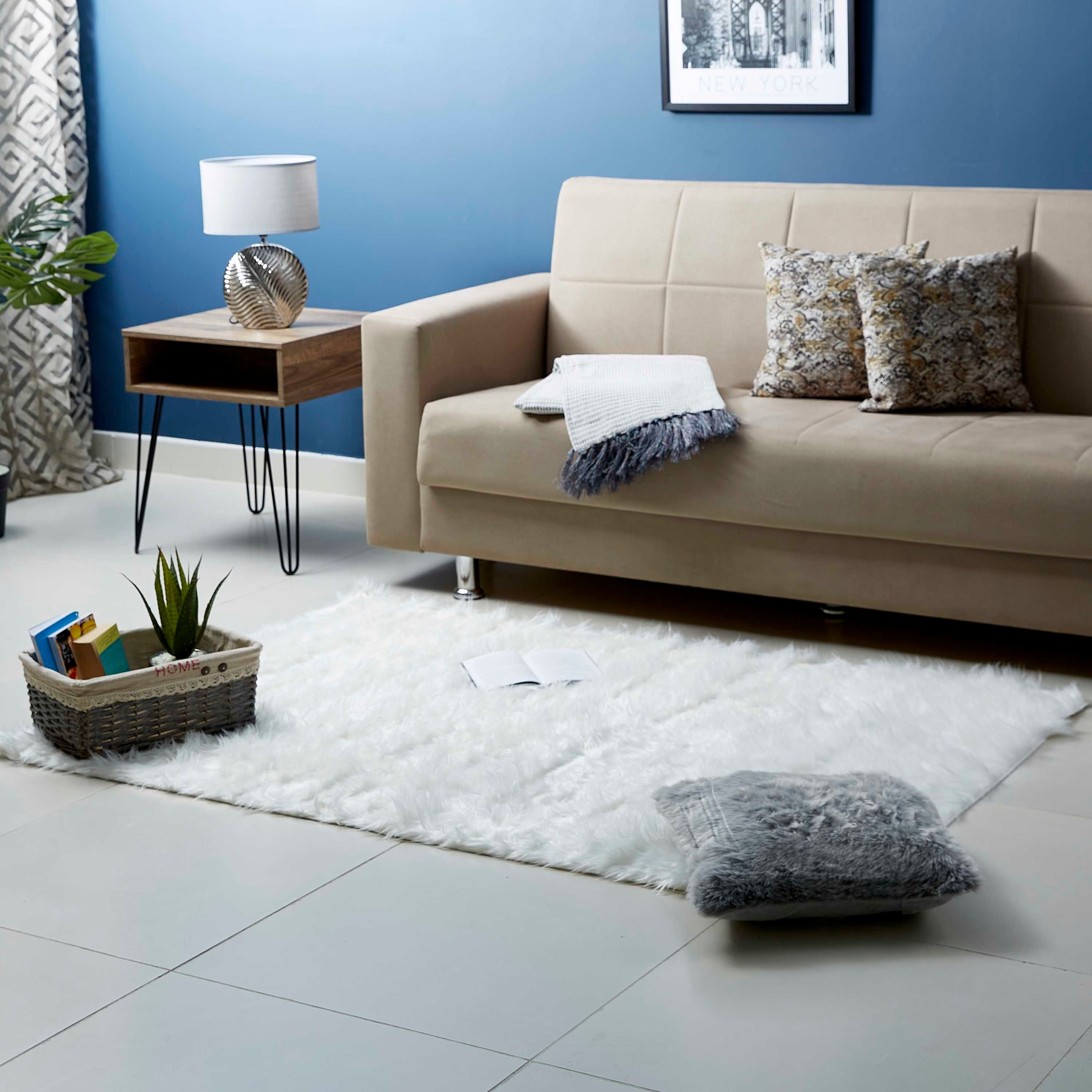 سجادة من جلد أغنام إصطناعي - 120x170 سم-hbxdecorandfurnishings-floorcoverings-rugs-image-4