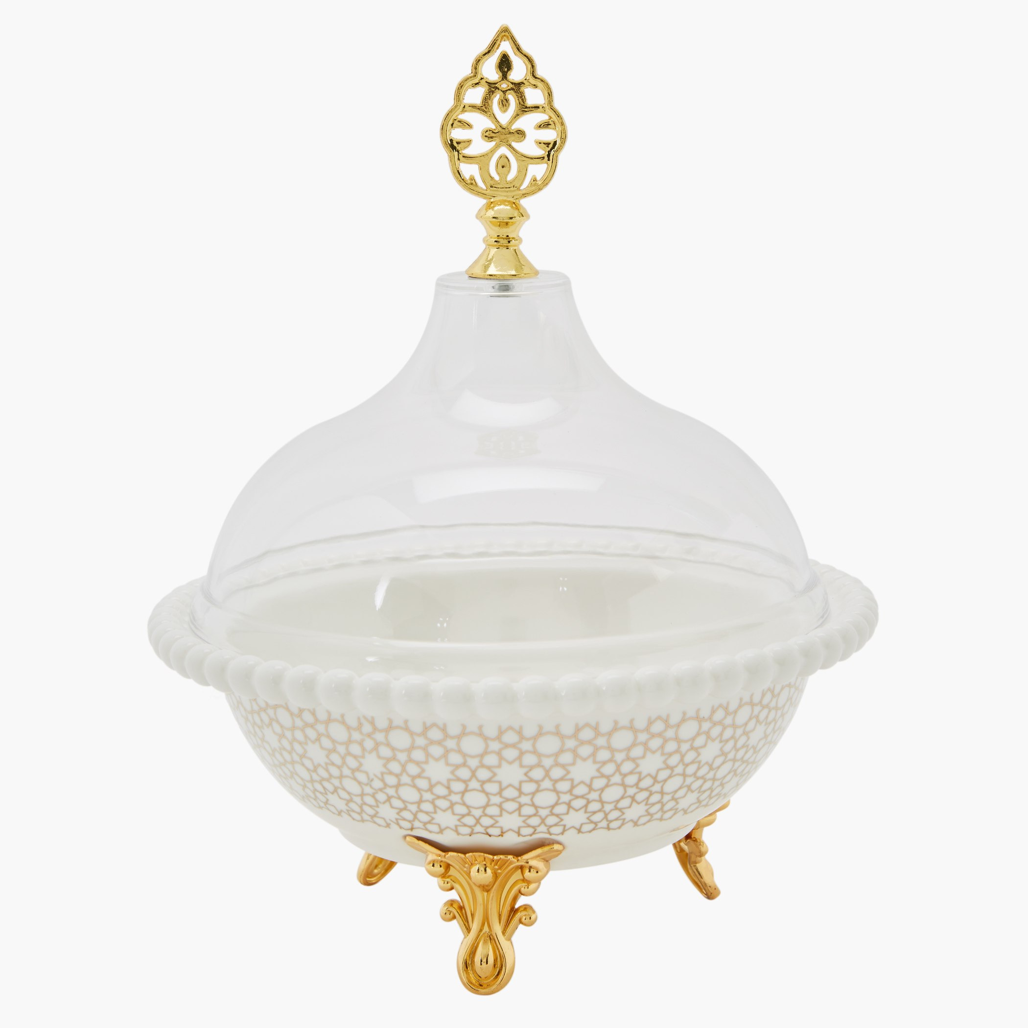 Queens Printed Bowl with Lid-hbxdecorandfurnishings-tabletop-serveware-image-1