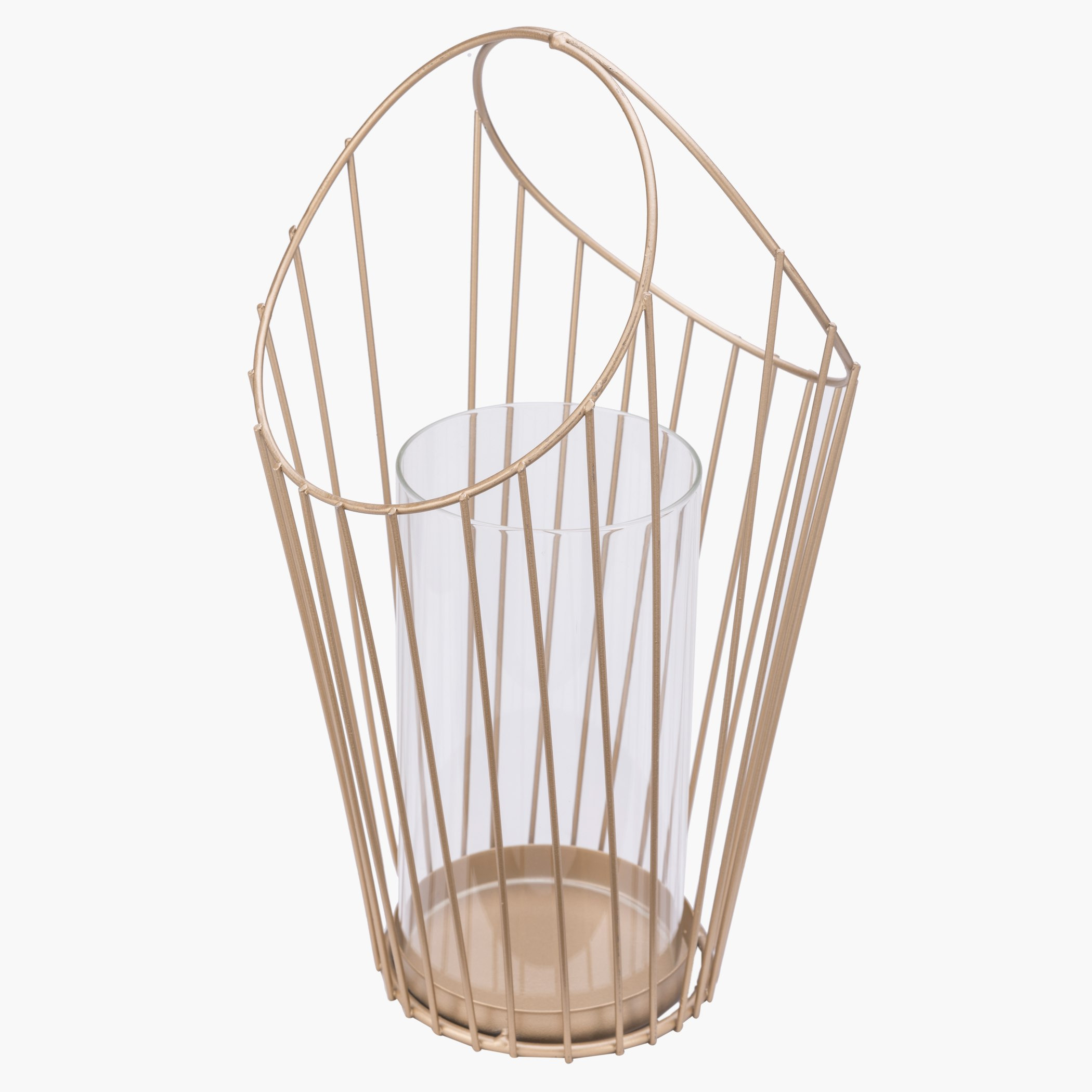 حامل شموع للزينة بتصميم سلّة-hbxlivingroom-decorandaccessories-candleholders-image-3