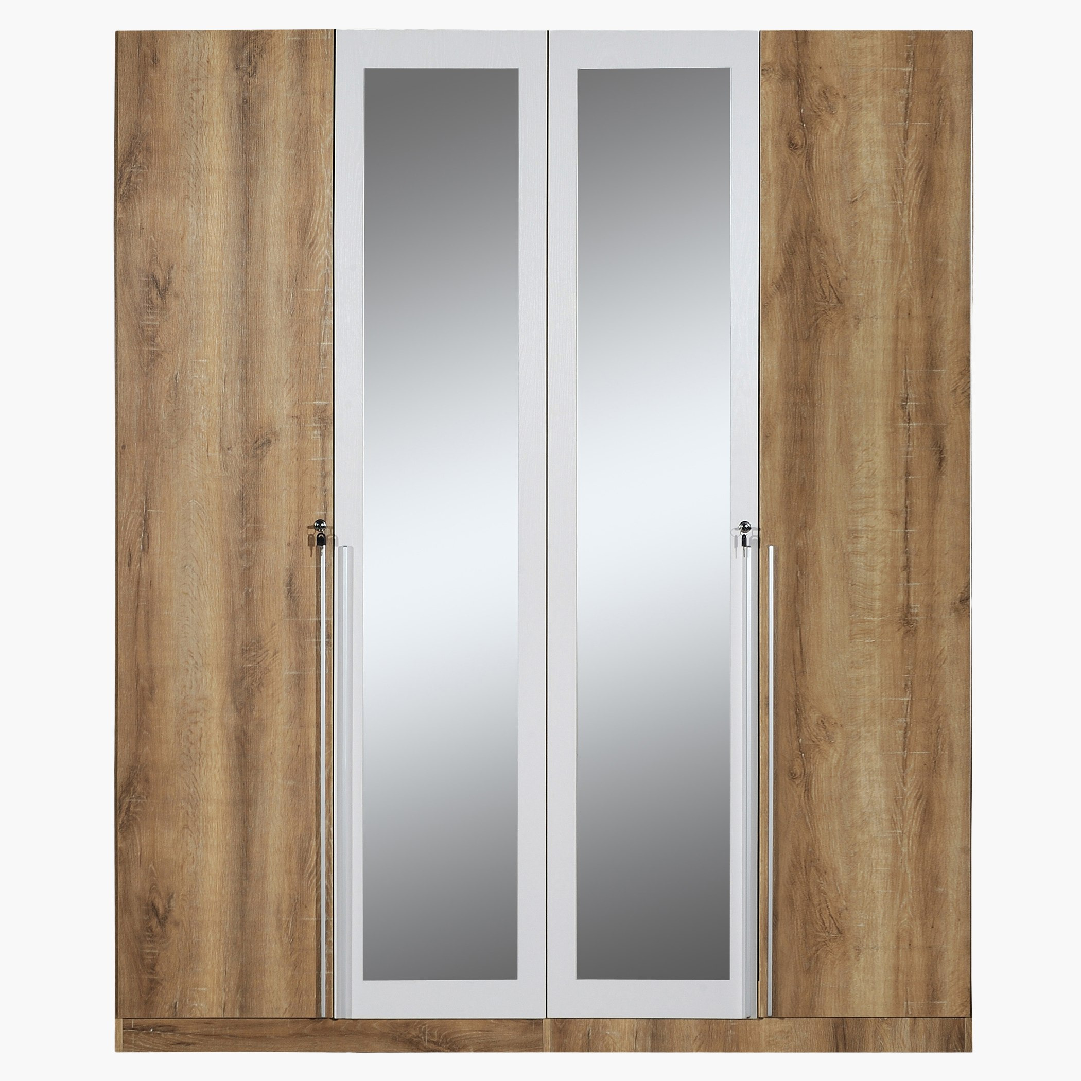 خزانة ملابس بأربعة أبواب مع مرآتين من لامو-hbxfurniture-wardrobes-image-2