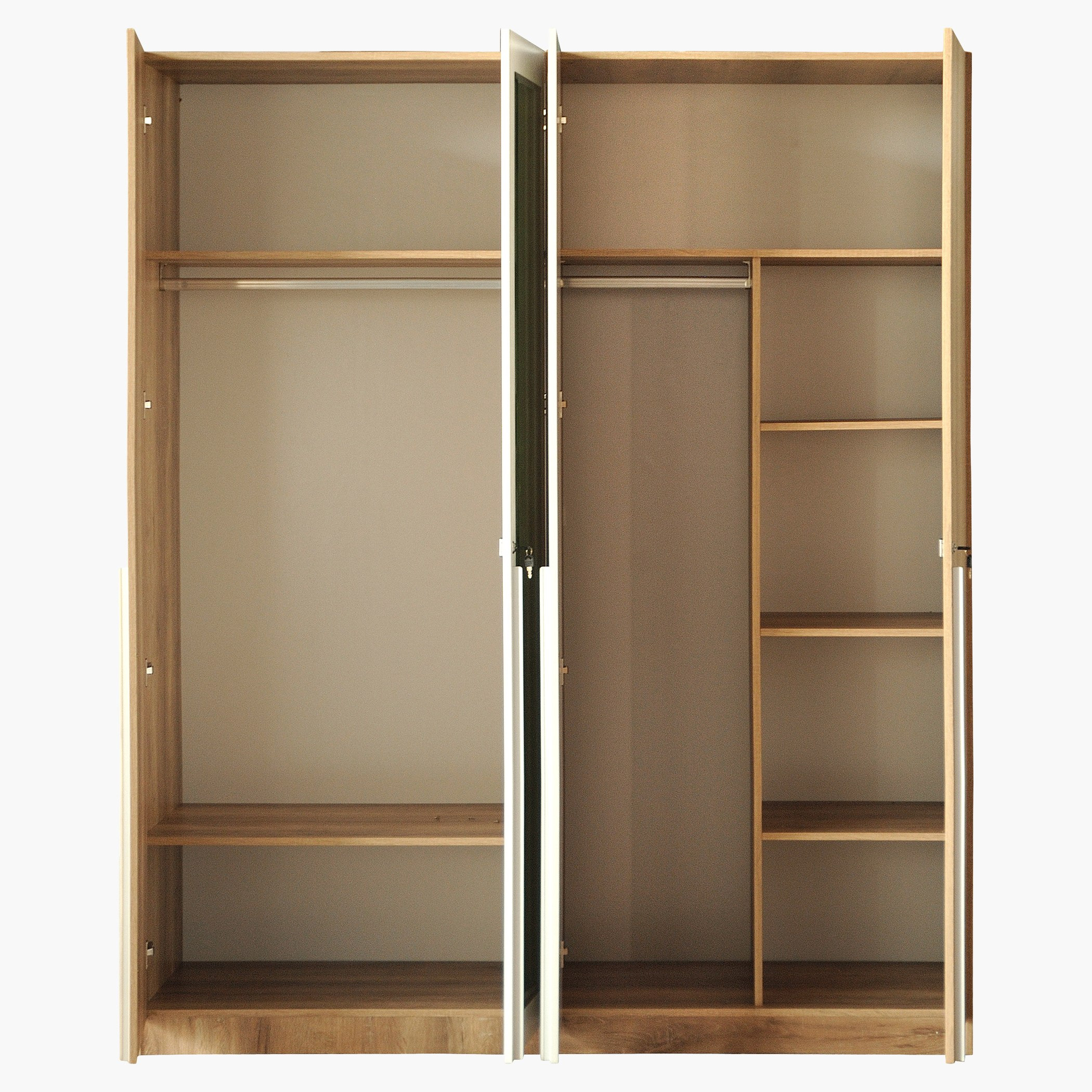 خزانة ملابس بأربعة أبواب مع مرآتين من لامو-hbxfurniture-wardrobes-image-3