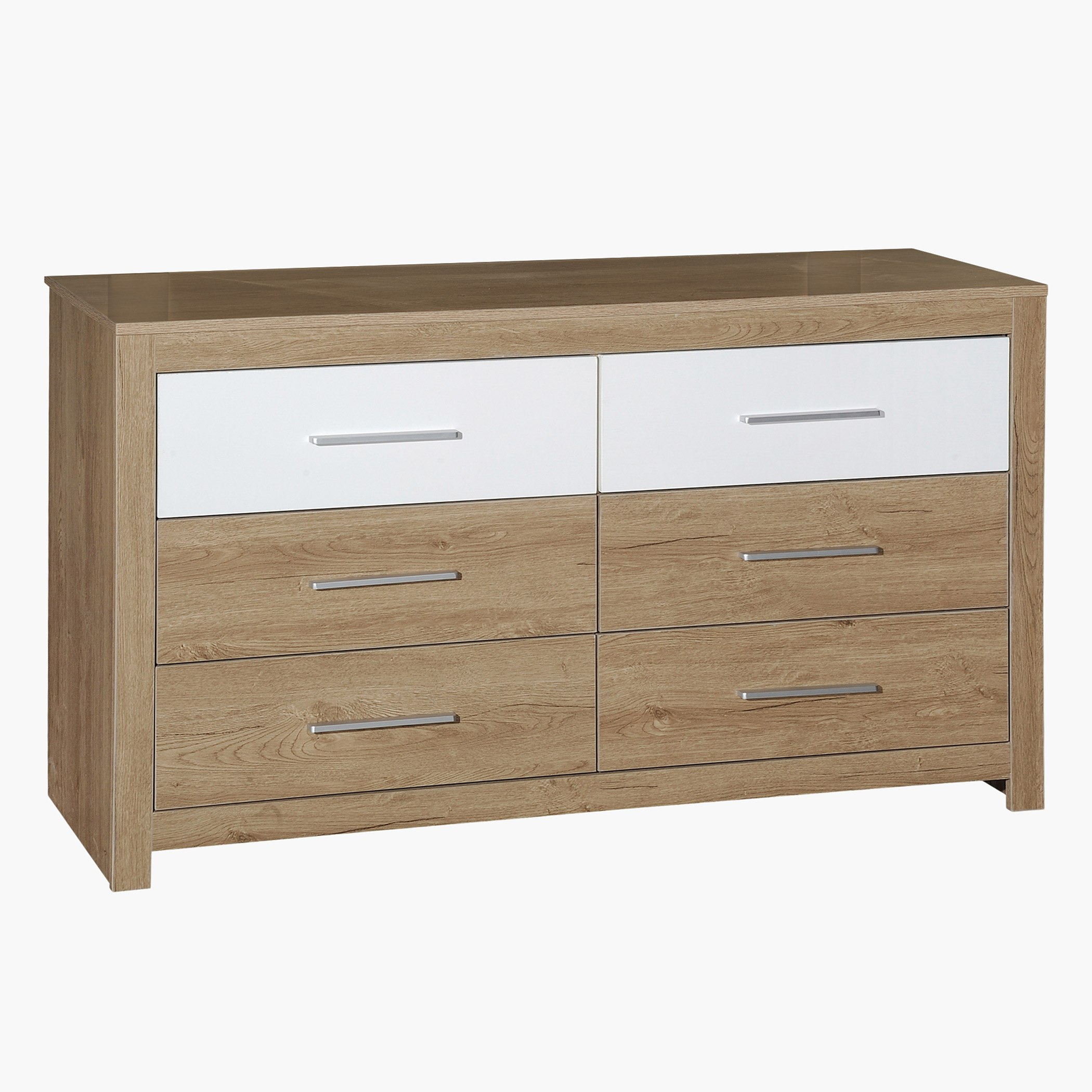 طاولة تزيين كبيرة 6 أدراج دون مرآة من لامو-hbxfurniture-bedroom-dressersandmirrors-image-1