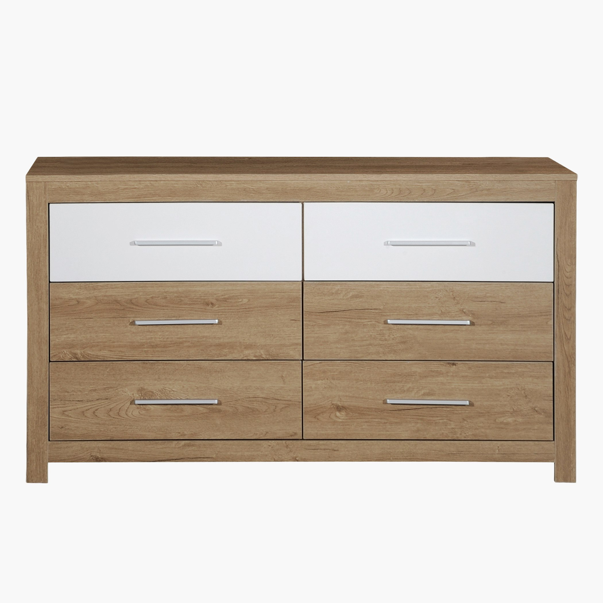 طاولة تزيين كبيرة 6 أدراج دون مرآة من لامو-hbxfurniture-bedroom-dressersandmirrors-image-2
