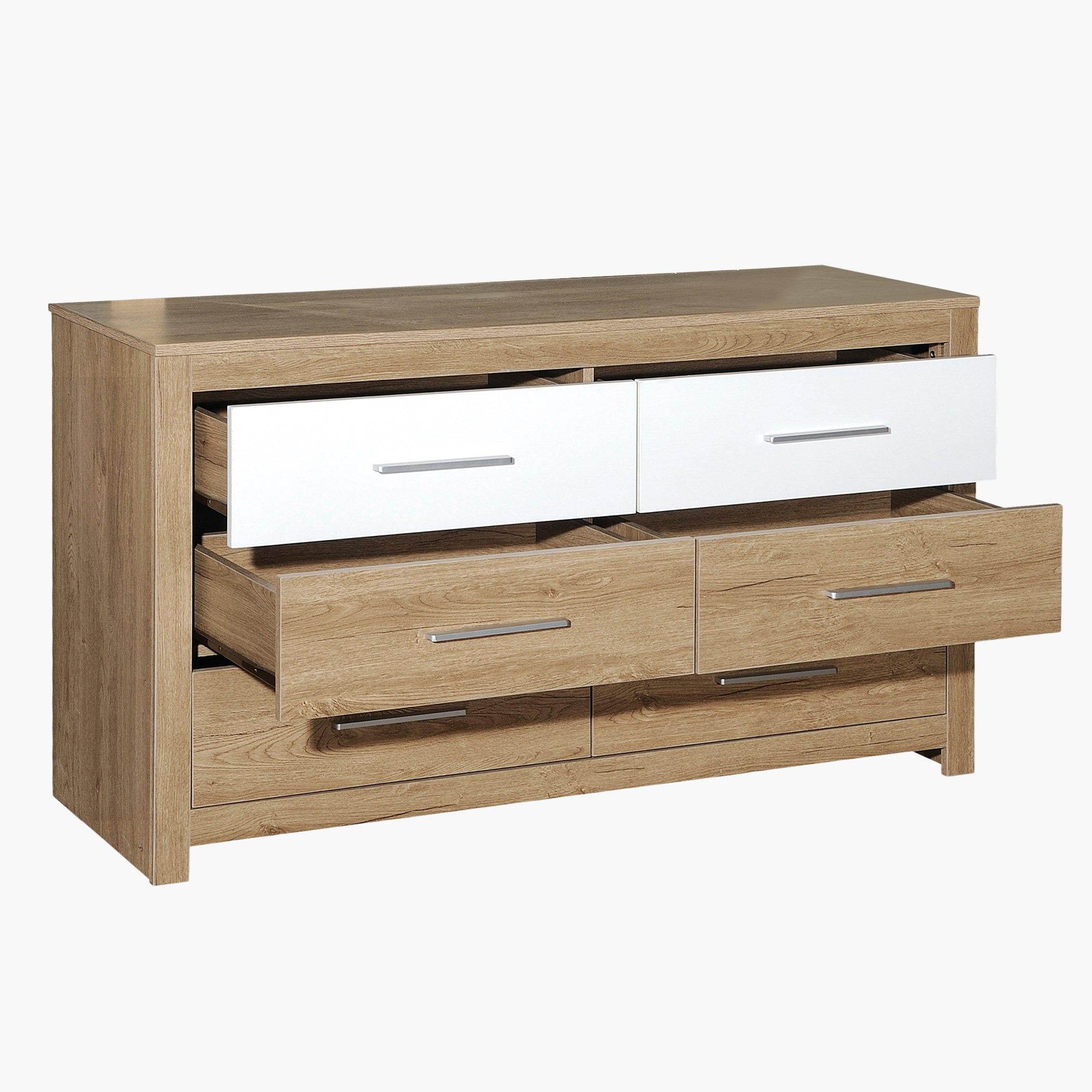 طاولة تزيين كبيرة 6 أدراج دون مرآة من لامو-hbxfurniture-bedroom-dressersandmirrors-image-3