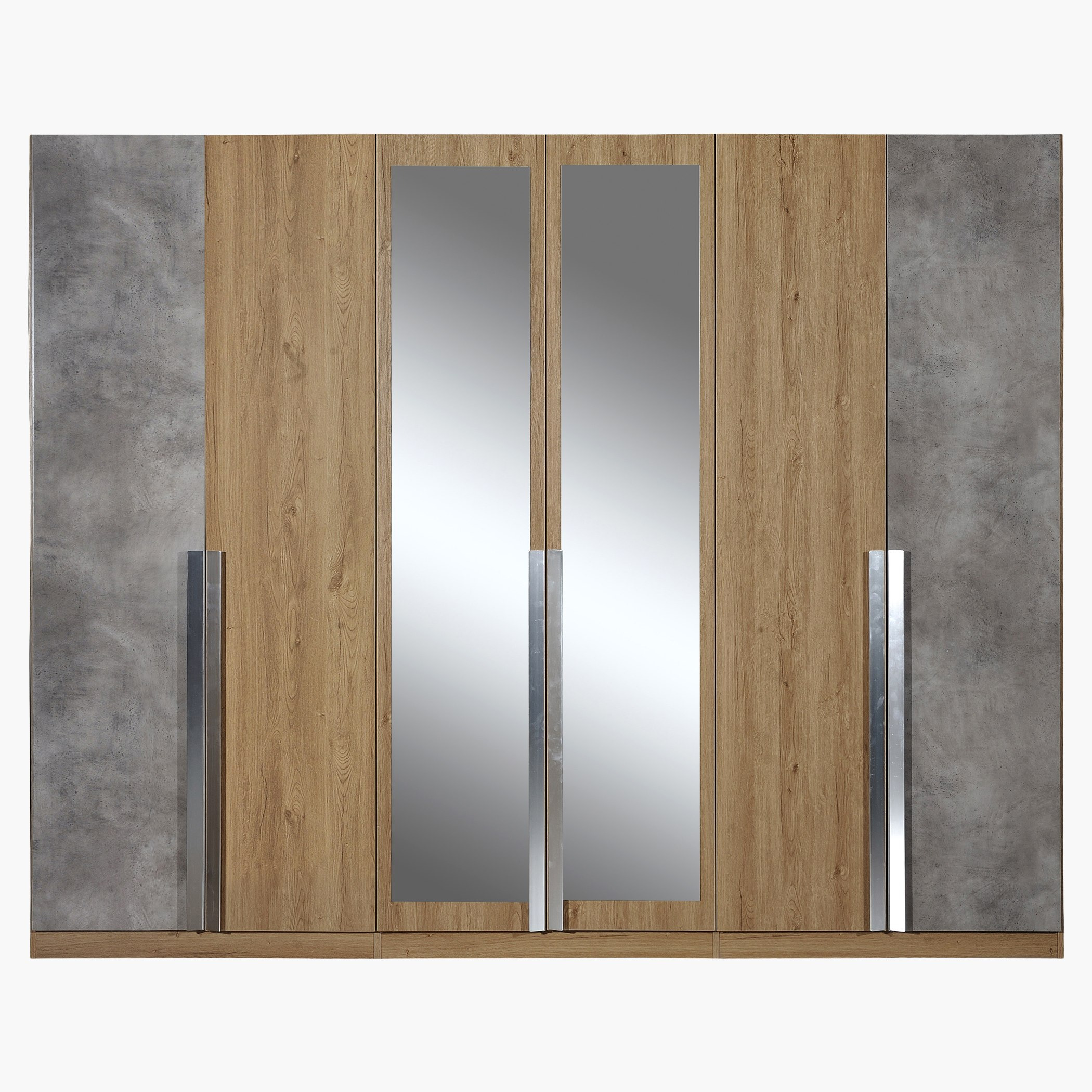 خزانة ملابس بستة أبواب مع مرآتين من سيمينتينو-hbxfurniture-wardrobes-image-2