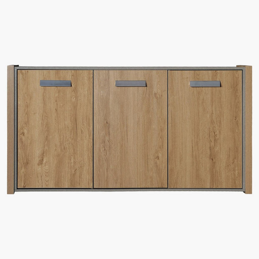 Cementino 3-Door Rectangular Side Board-Buffets and Sideboards-image-1