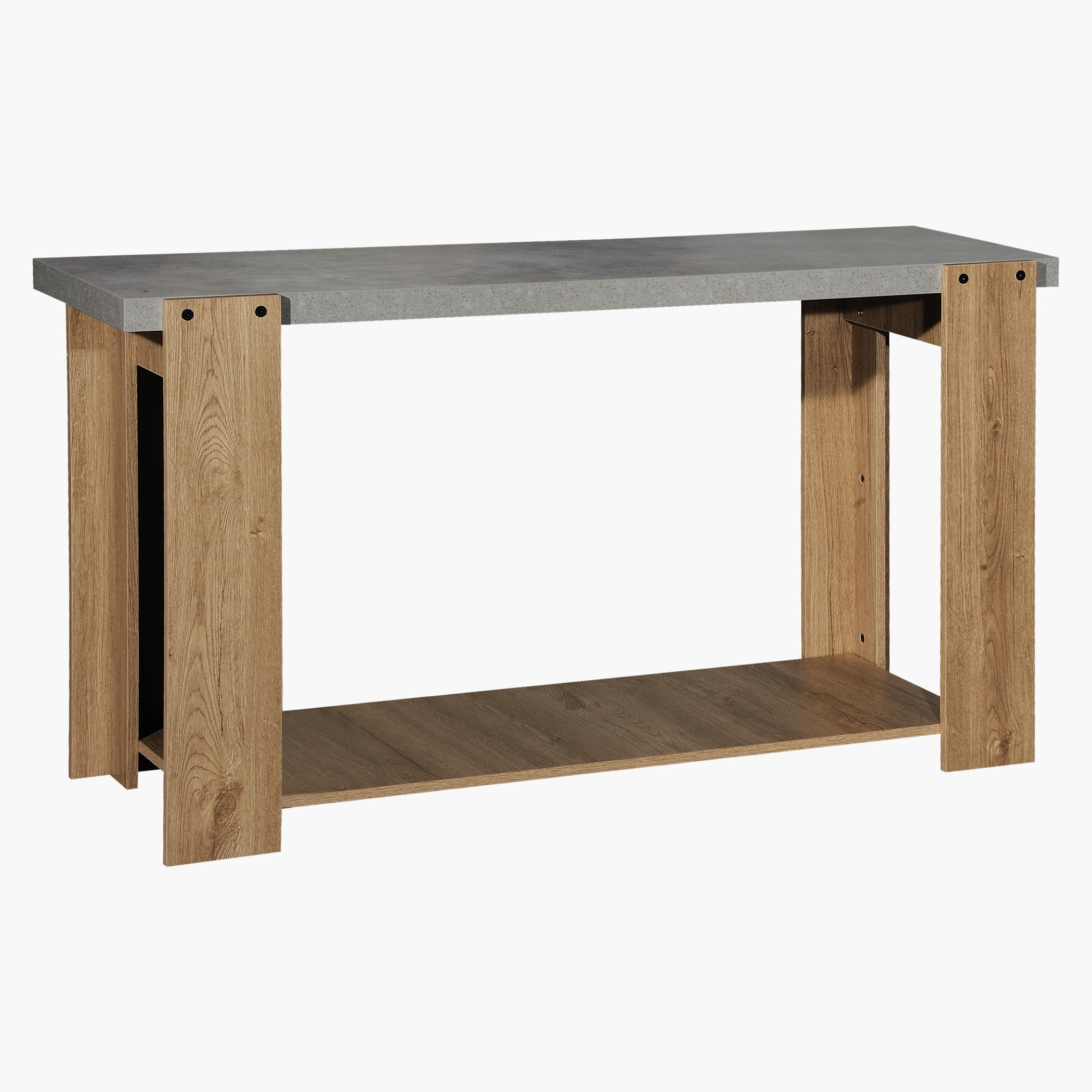 Cementino Rectangular Sofa Table-hbxfurniture-tablesandstands-consoletables-image-1