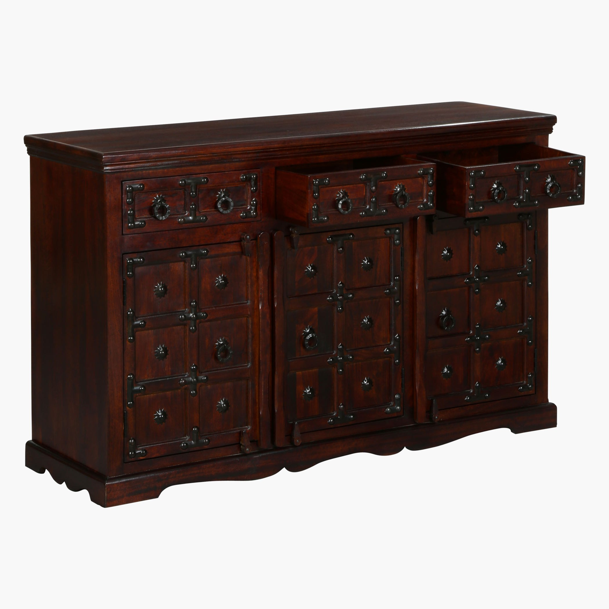 خزانة جانبية بثلاثة أدراج وثلاثة أبواب من تاج-hbxfurniture-diningroom-buffetsandsideboards-image-2