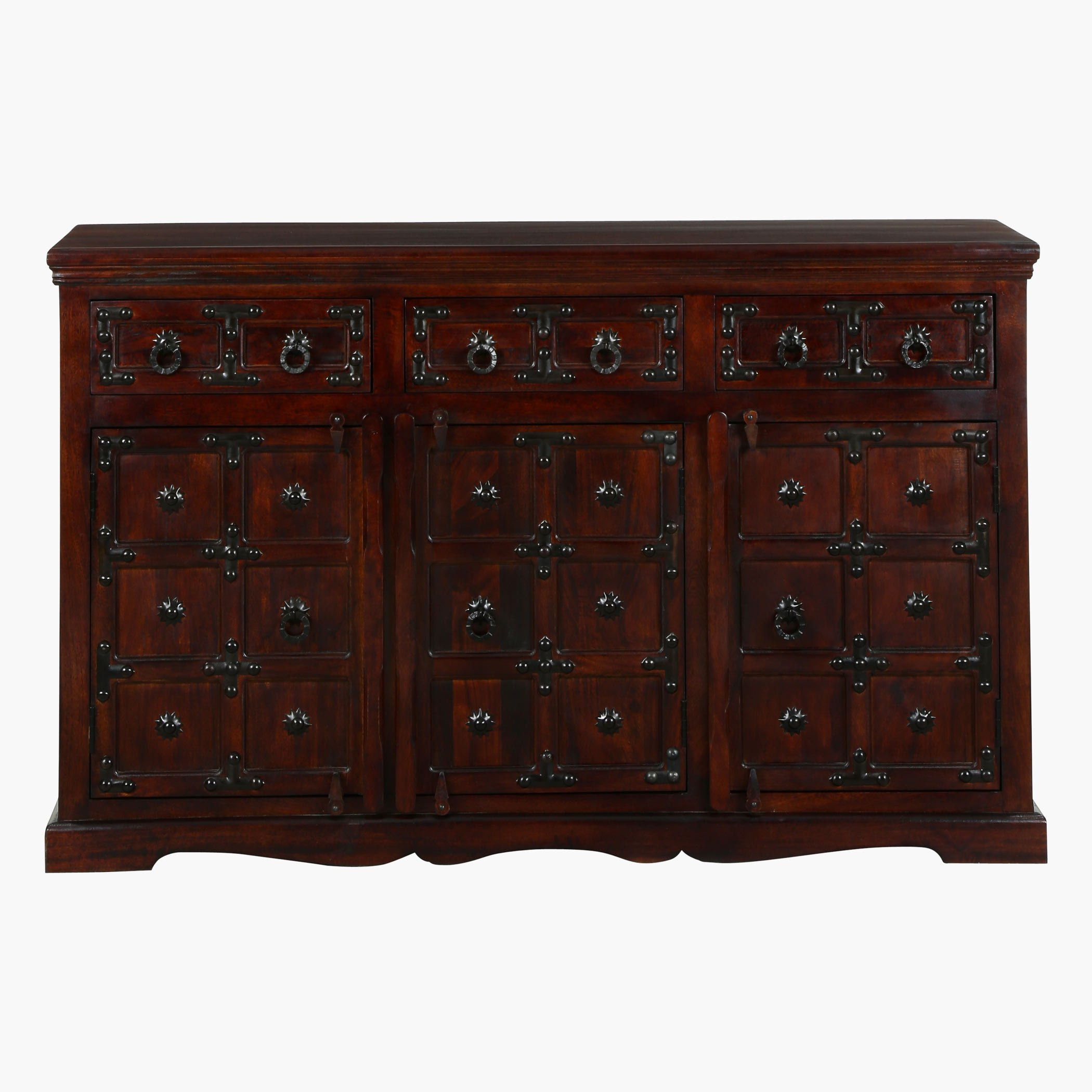 خزانة جانبية بثلاثة أدراج وثلاثة أبواب من تاج-hbxfurniture-diningroom-buffetsandsideboards-image-3