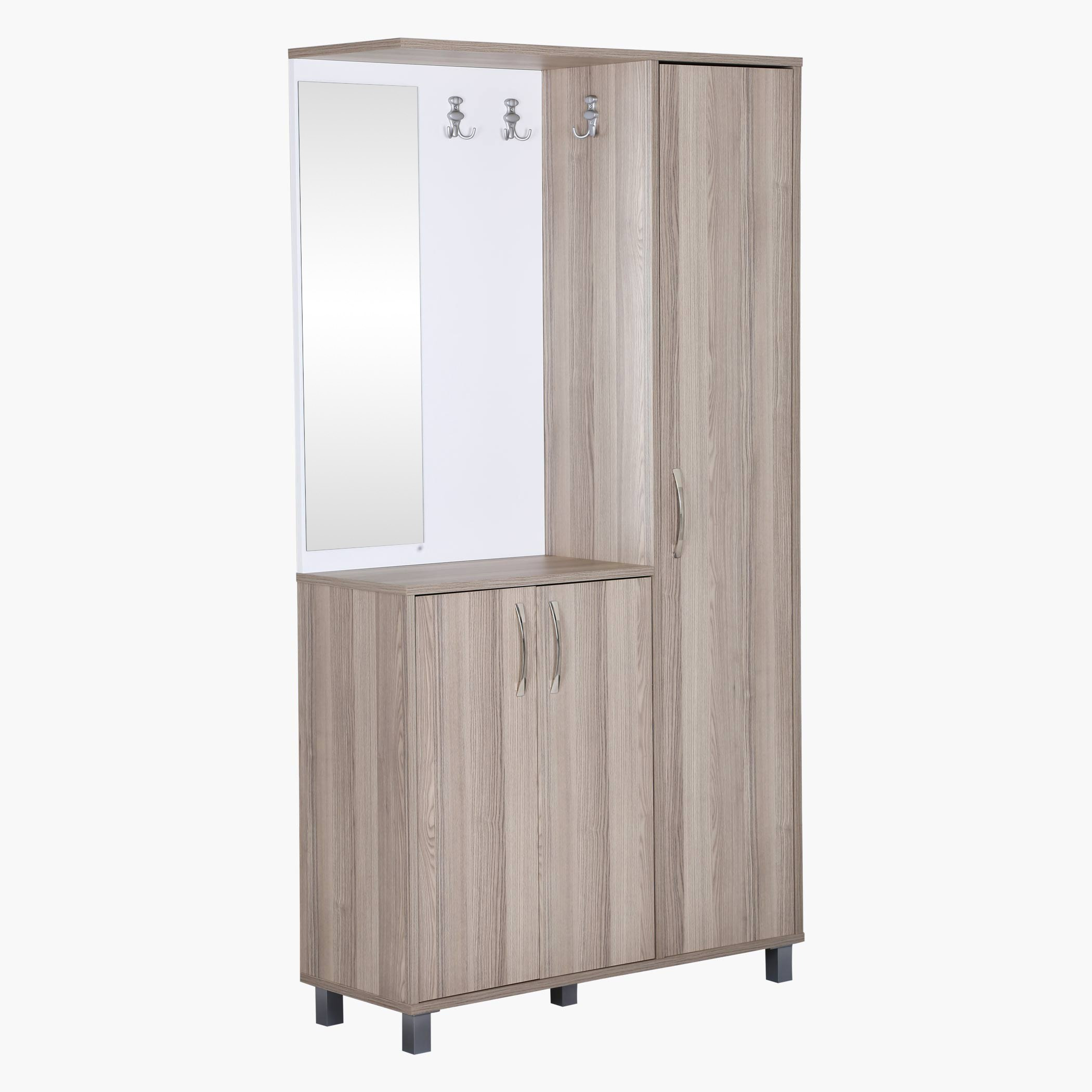 Turin Coat Hanger with 26-Pair Shoe Cabinet-hbxbedroom-shoecabinetsandracks-image-1