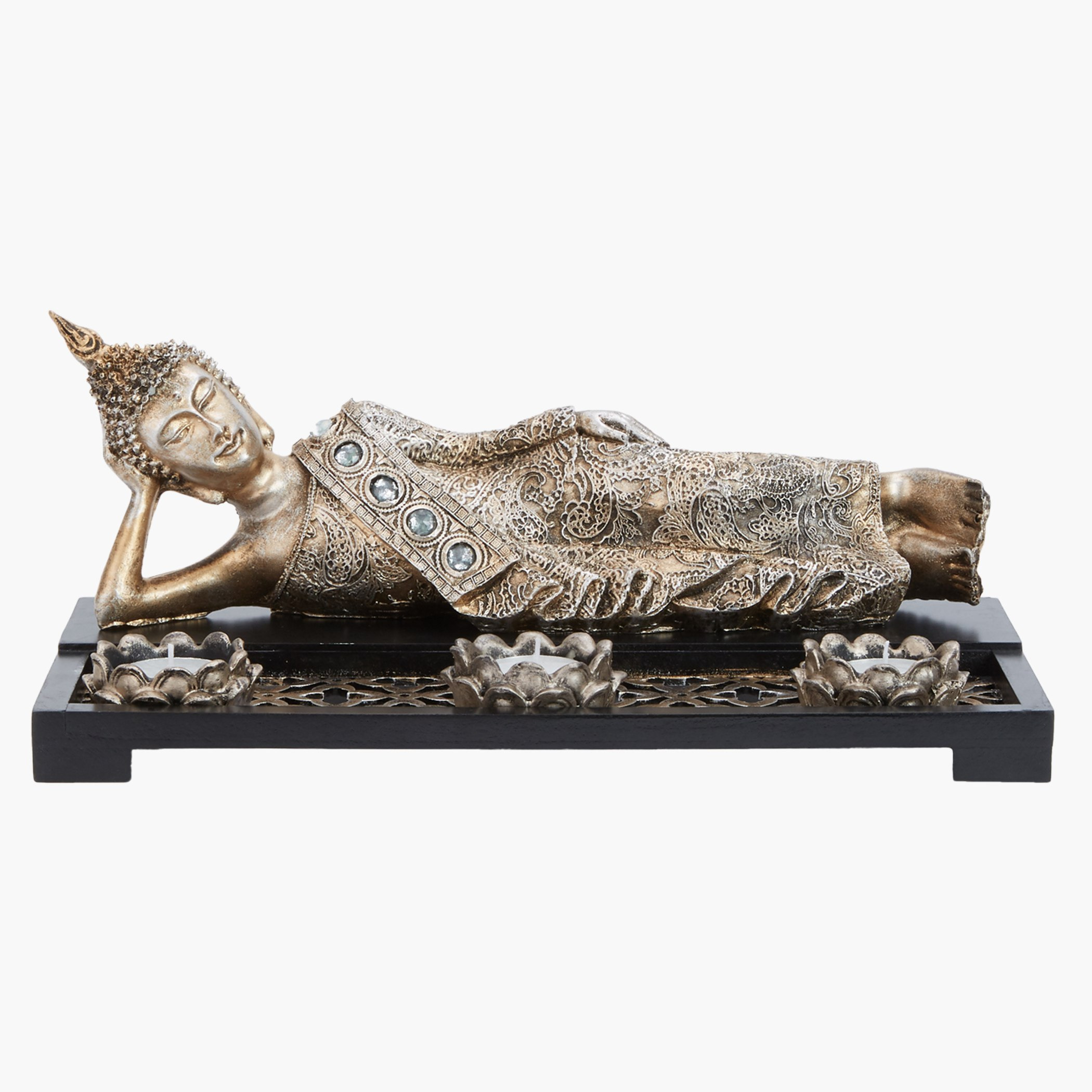 تمثال متكأ بصينية وثلاثة حوامل شموع-hbxhomeware-homedecor-figurinesandornaments-image-1