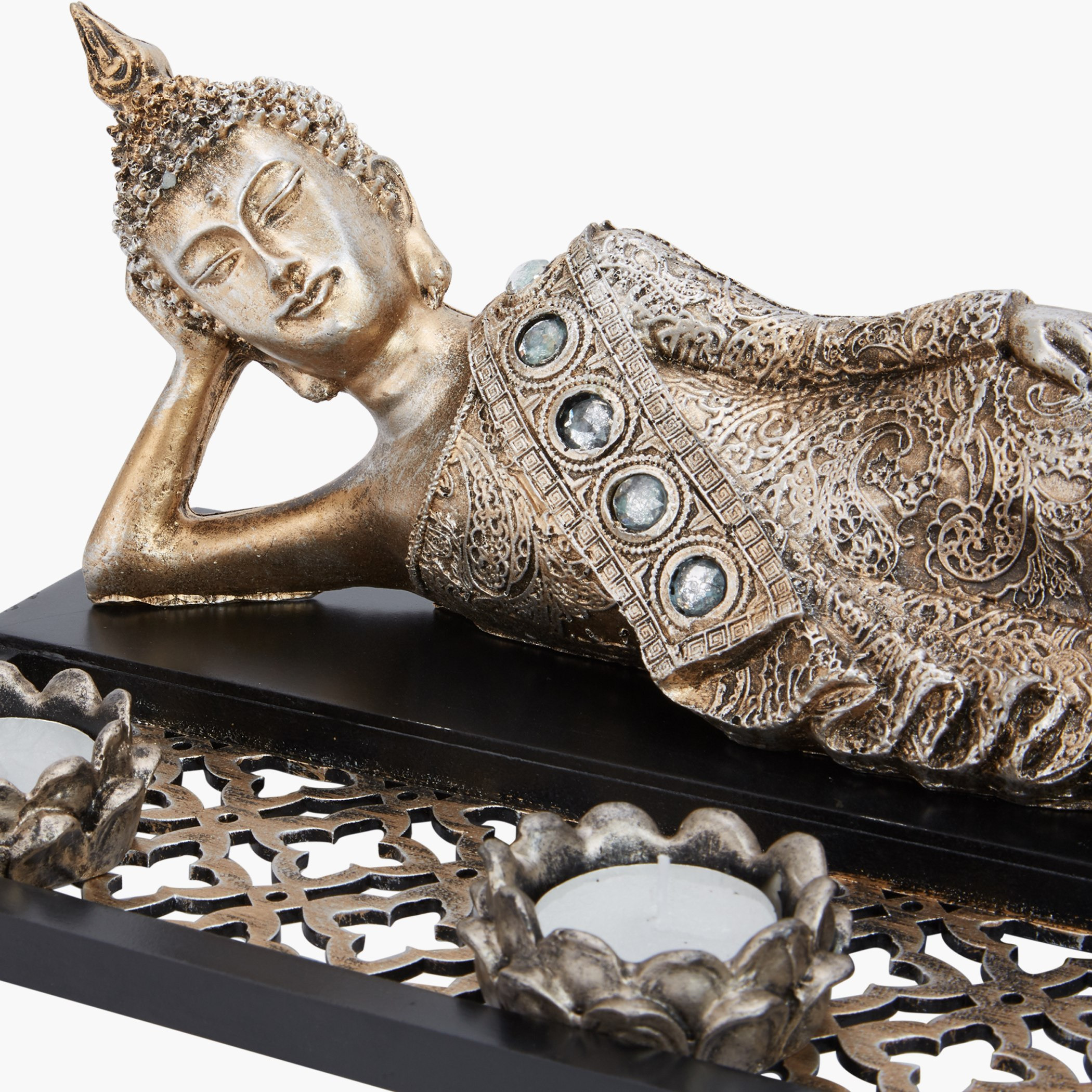 تمثال متكأ بصينية وثلاثة حوامل شموع-hbxhomeware-homedecor-figurinesandornaments-image-3
