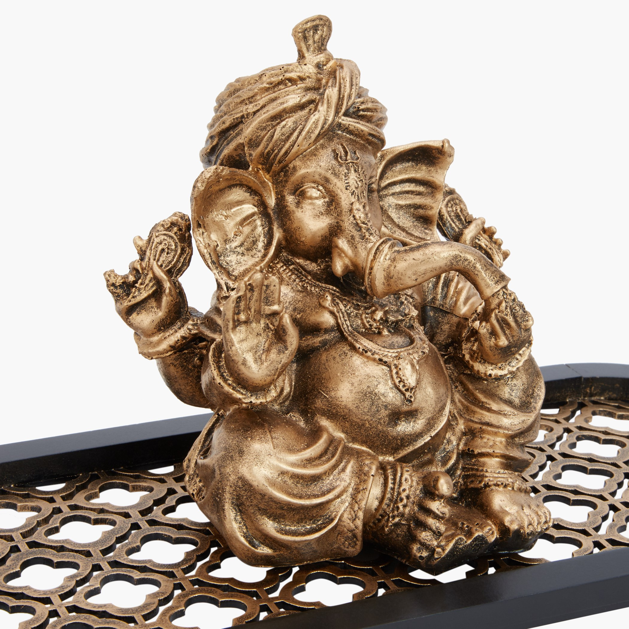 حامل شموع مع صينية جانيشا-hbxhomeware-homedecor-figurinesandornaments-image-3