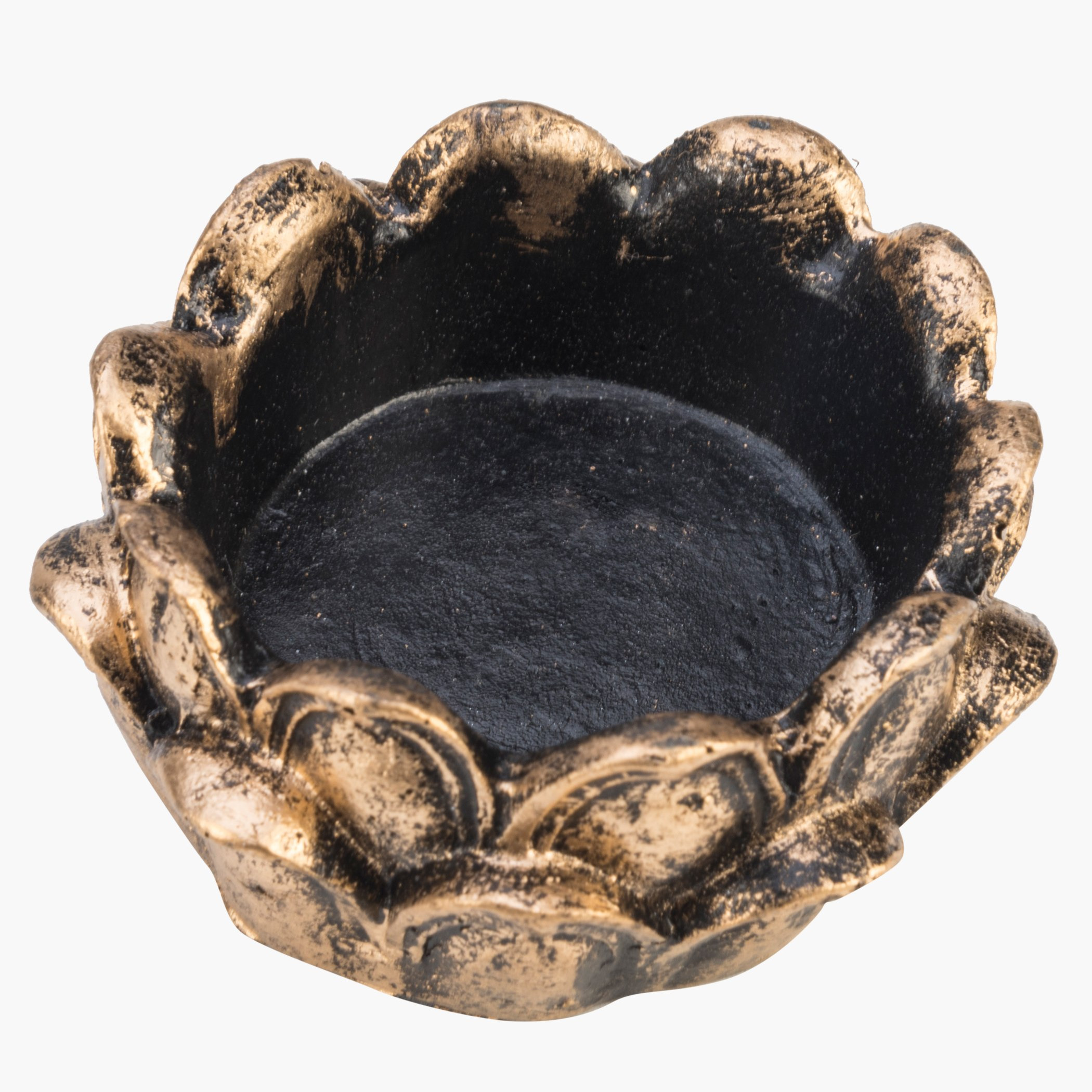 تمثال بوضعية التأمّل (مجموعة من أربع قطع) - لون ذهبي قياس 14×8×19 سم-hbxhomeware-homedecor-figurinesandornaments-image-4