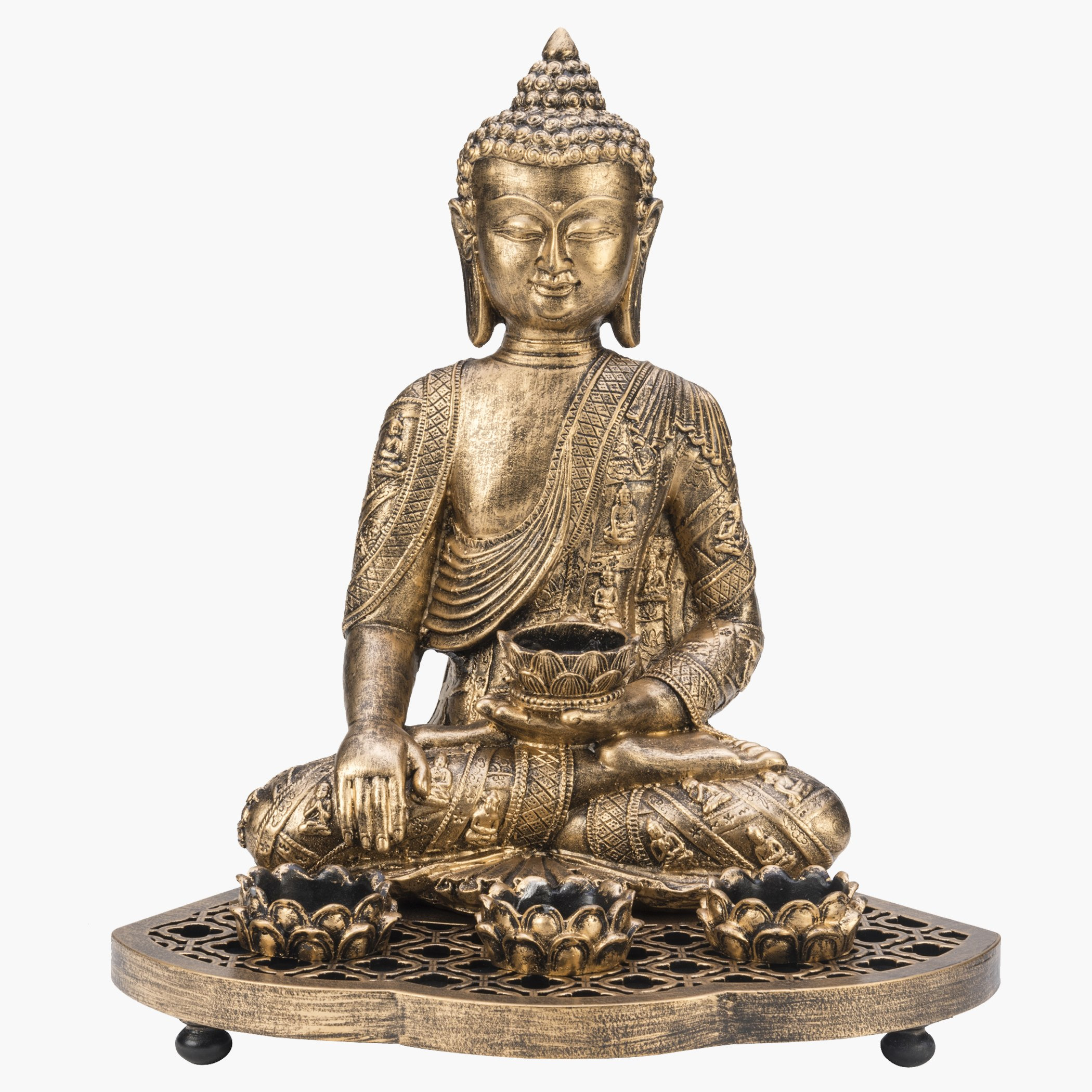 تمثال بوضعية التأمّل - مجموعة من خمس قطع-hbxhomeware-homedecor-figurinesandornaments-image-1