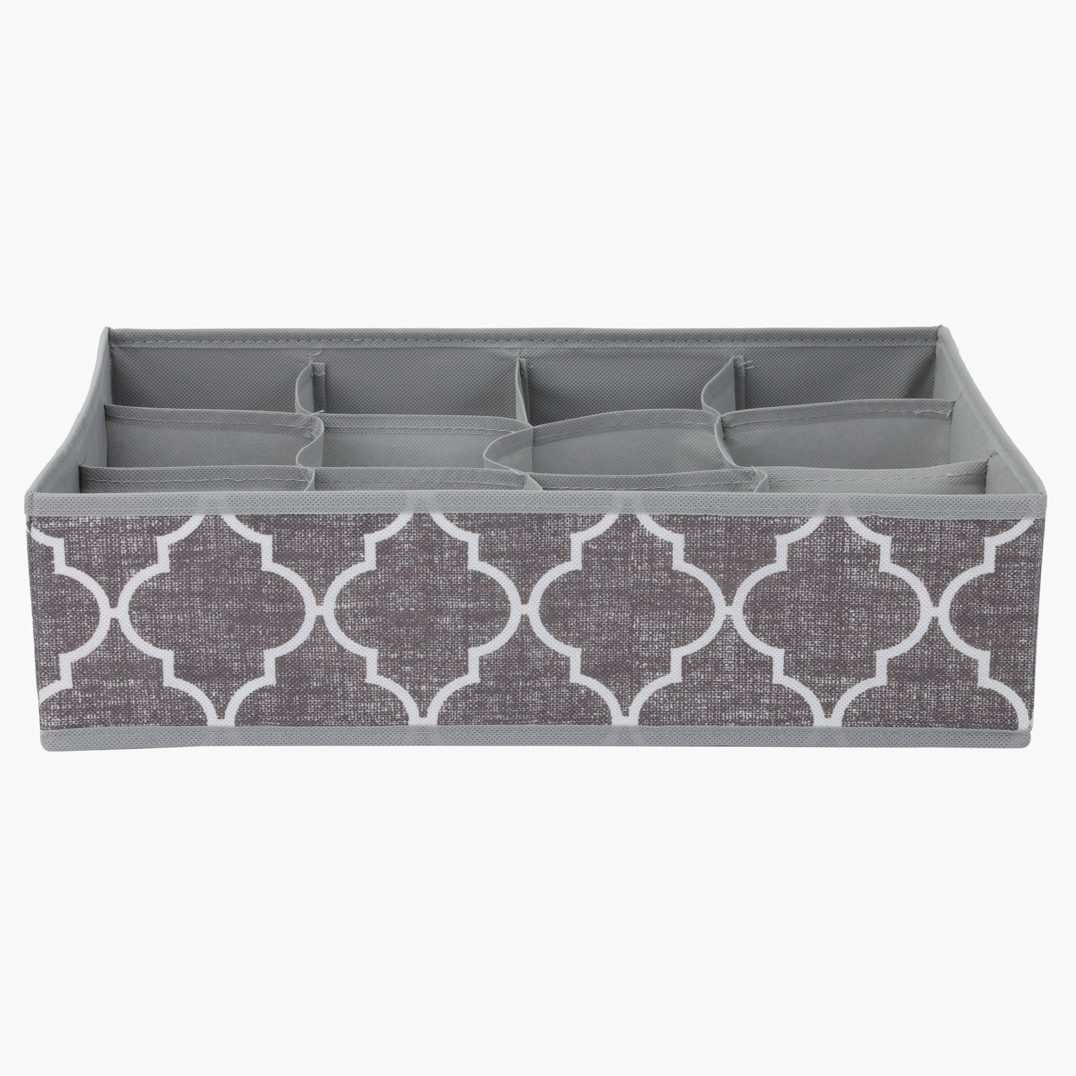 منظم بـ 12 قسمًا بنقوش إي بيس - 45x36x12 سم-hbxbedroom-bedroomaccessories-bedroomstorage-image-1