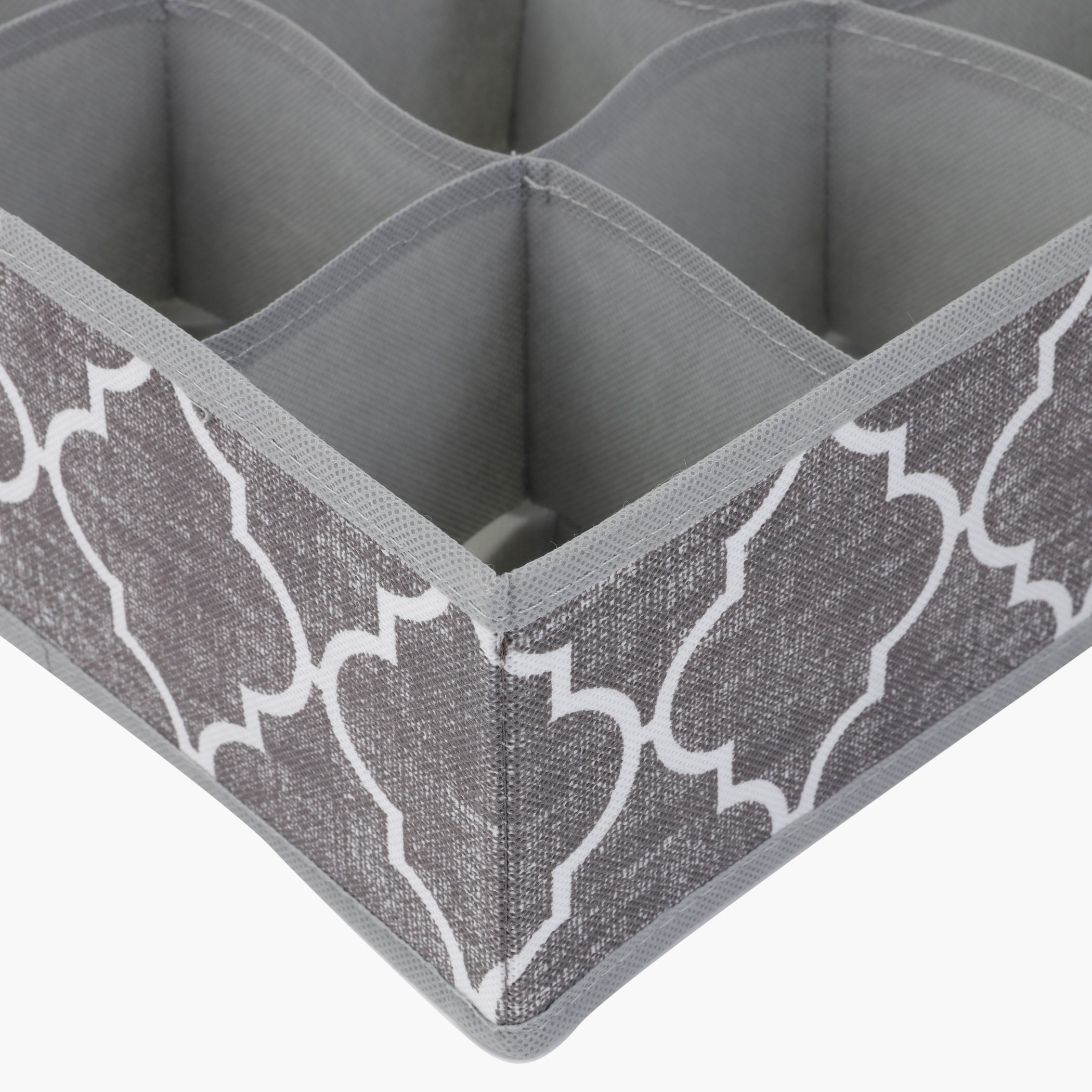 منظم بـ 12 قسمًا بنقوش إي بيس - 45x36x12 سم-hbxbedroom-bedroomaccessories-bedroomstorage-image-3