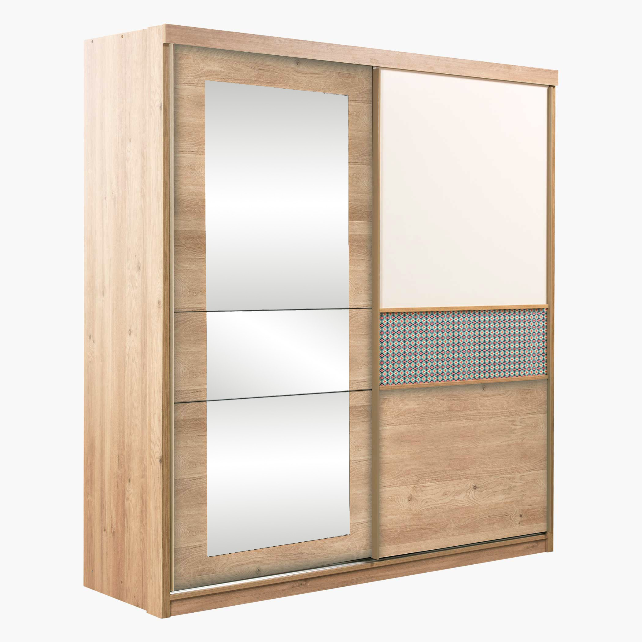 خزانة ملابس بباب انزلاقي مع مرآة من موروكو-hbxfurniture-wardrobes-image-1